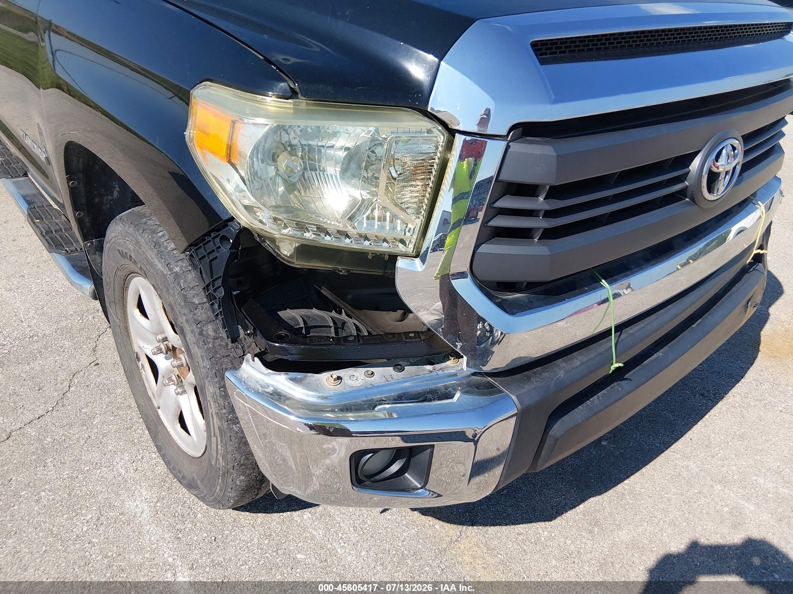 2015 Toyota Tundra Sr5 4.6l V8 Black vin: 5TFRM5F13FX086414