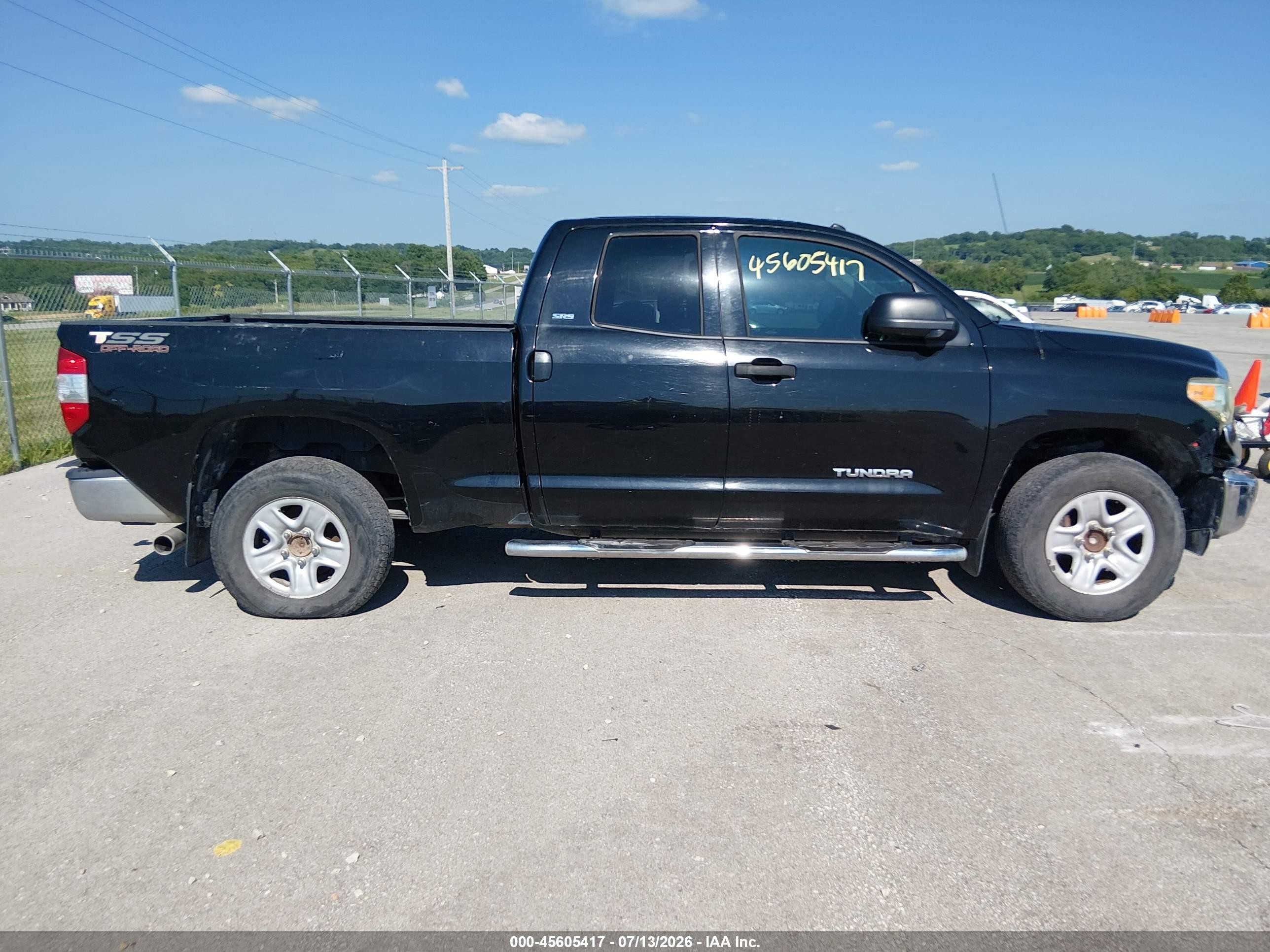 2015 Toyota Tundra Sr5 4.6l V8 Black vin: 5TFRM5F13FX086414