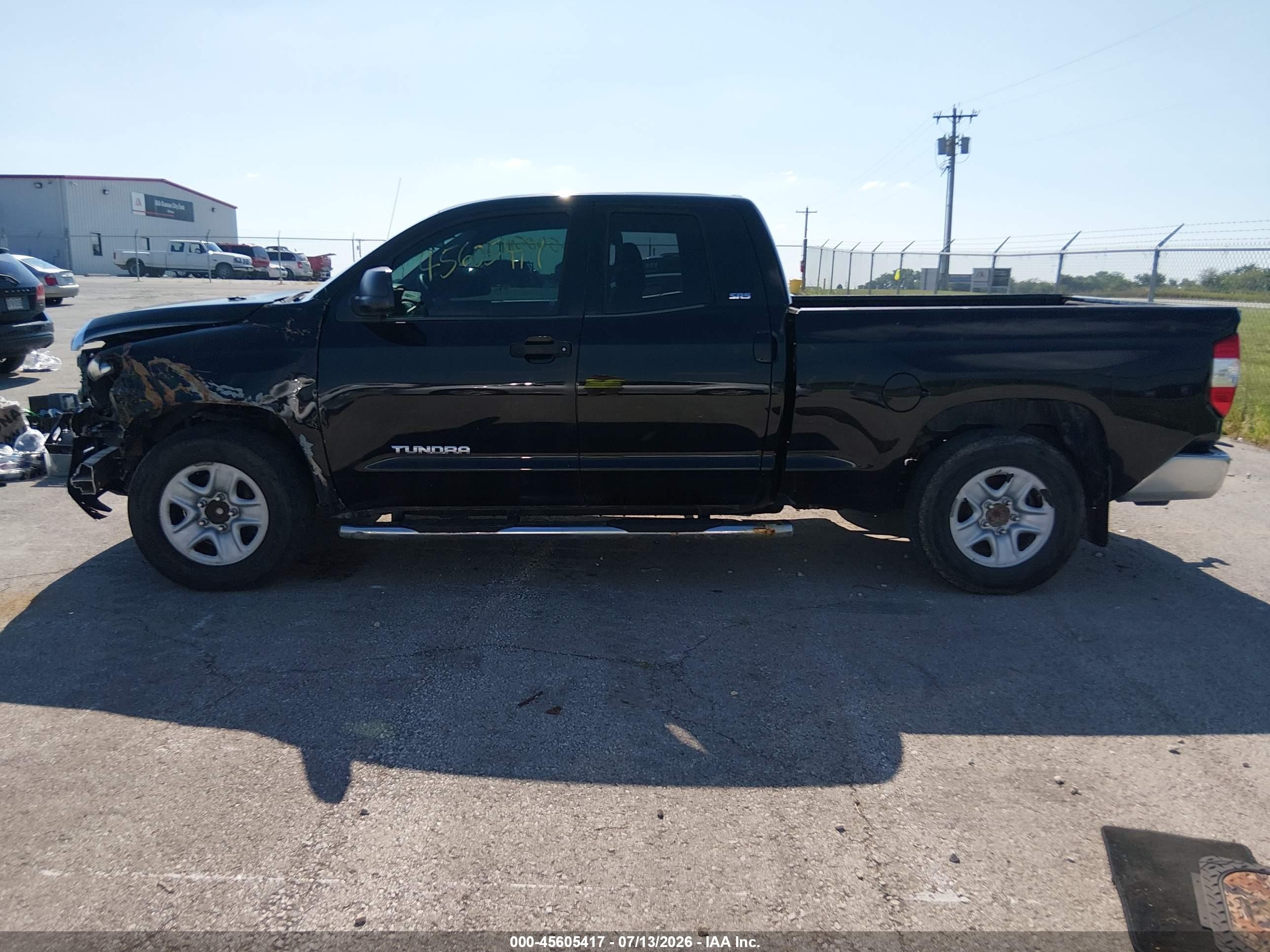 2015 Toyota Tundra Sr5 4.6l V8 Black vin: 5TFRM5F13FX086414