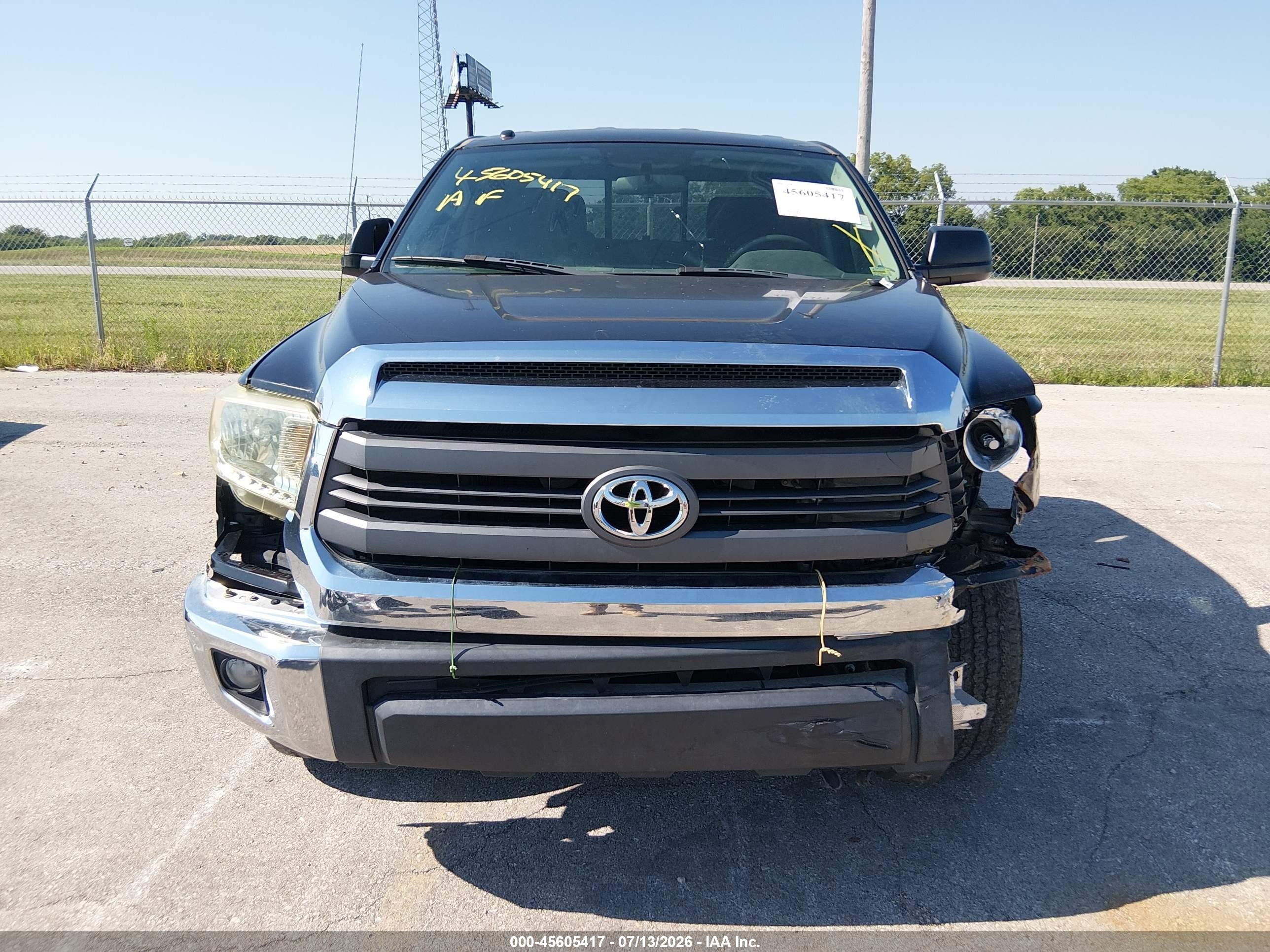 2015 Toyota Tundra Sr5 4.6l V8 Black vin: 5TFRM5F13FX086414