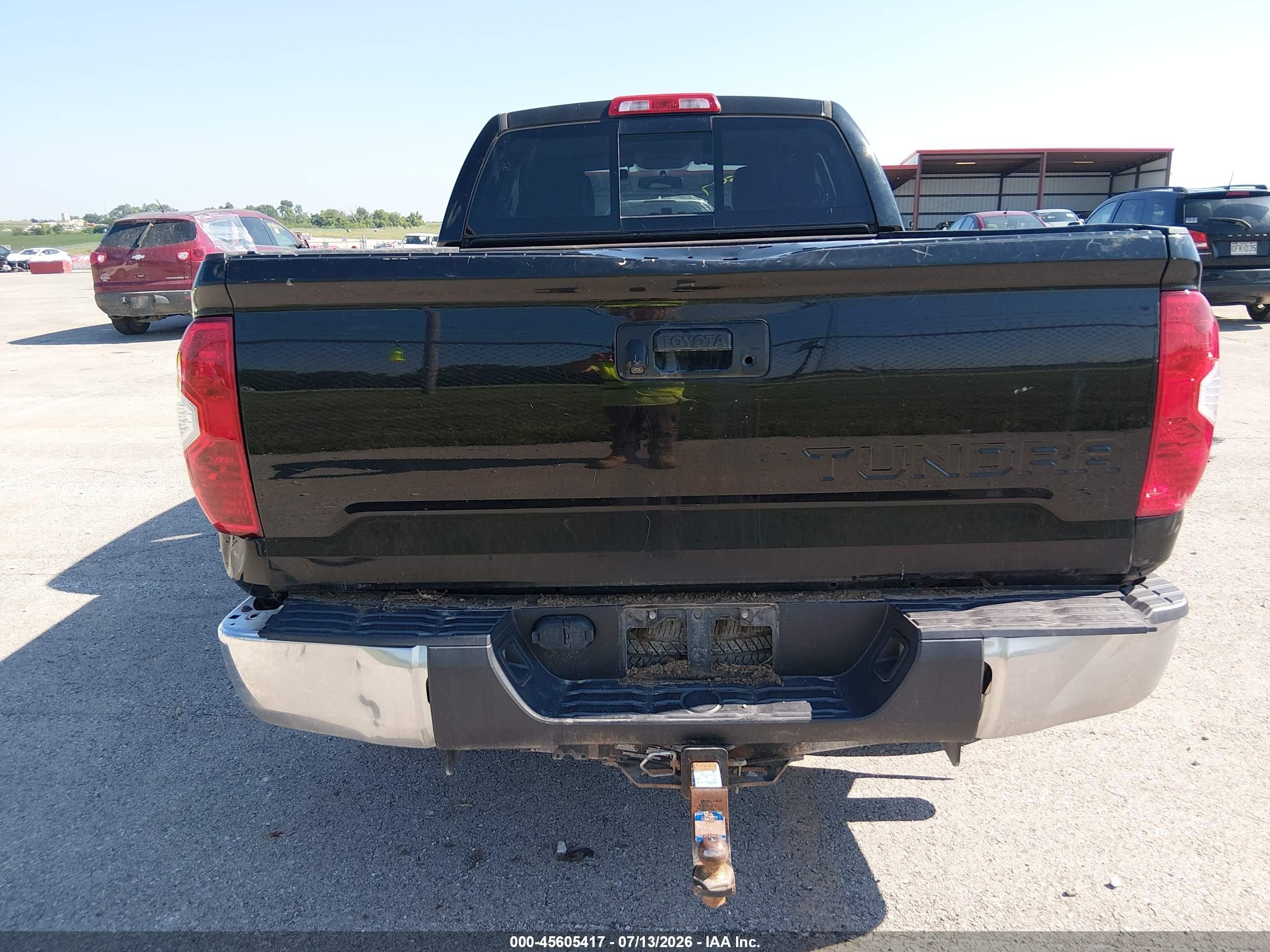 2015 Toyota Tundra Sr5 4.6l V8 Black vin: 5TFRM5F13FX086414