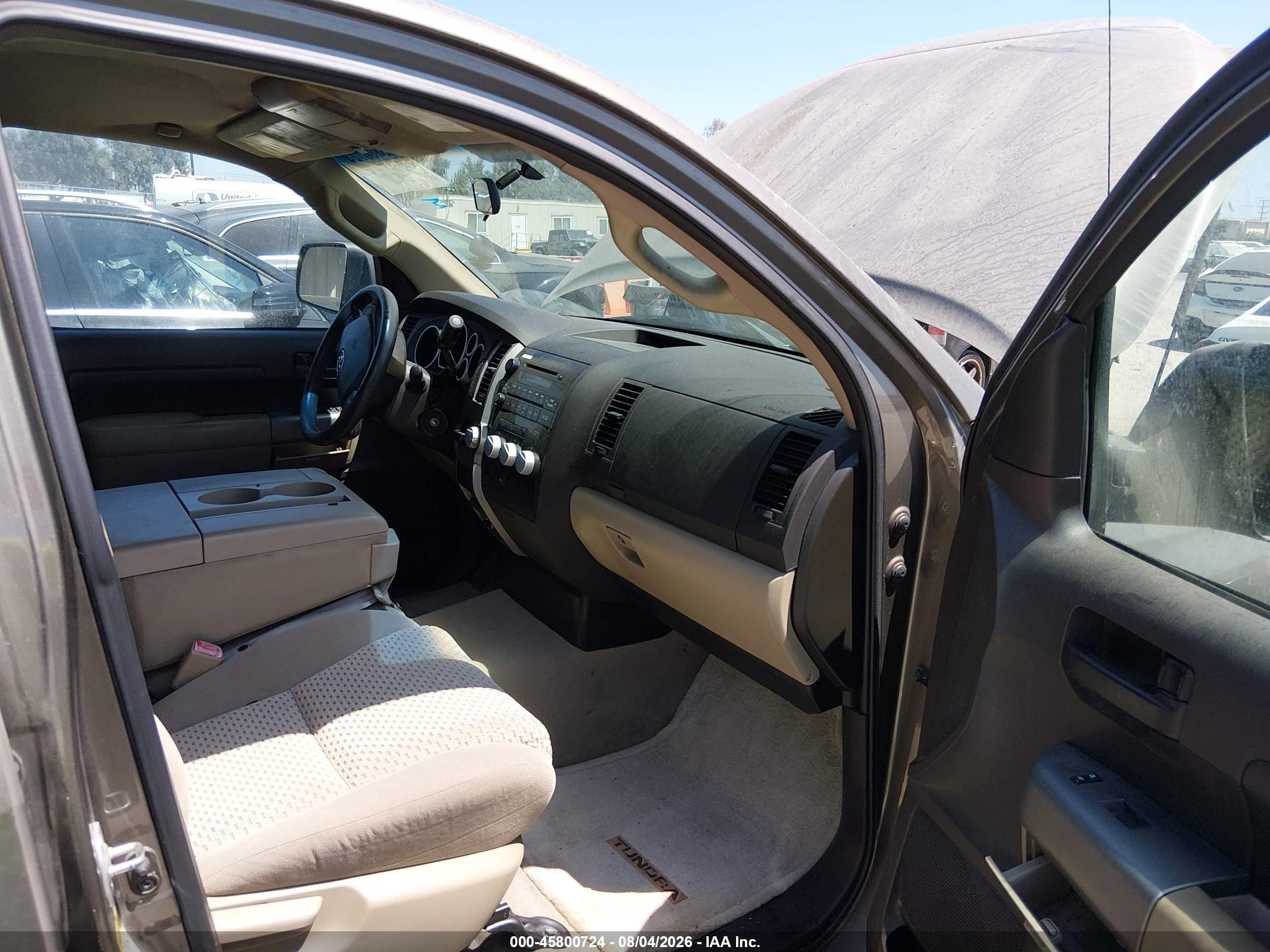 2010 Toyota Tundra Grade 4.6l V8 Brown vin: 5TFRM5F14AX005994