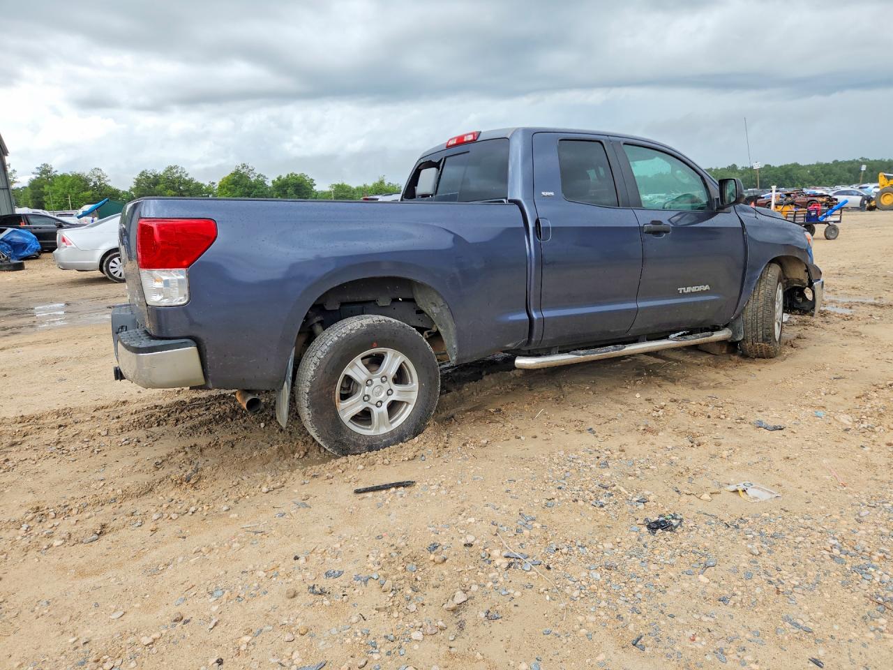 2010 Toyota Tundra Double Cab Sr5 Blue vin: 5TFRM5F14AX013982