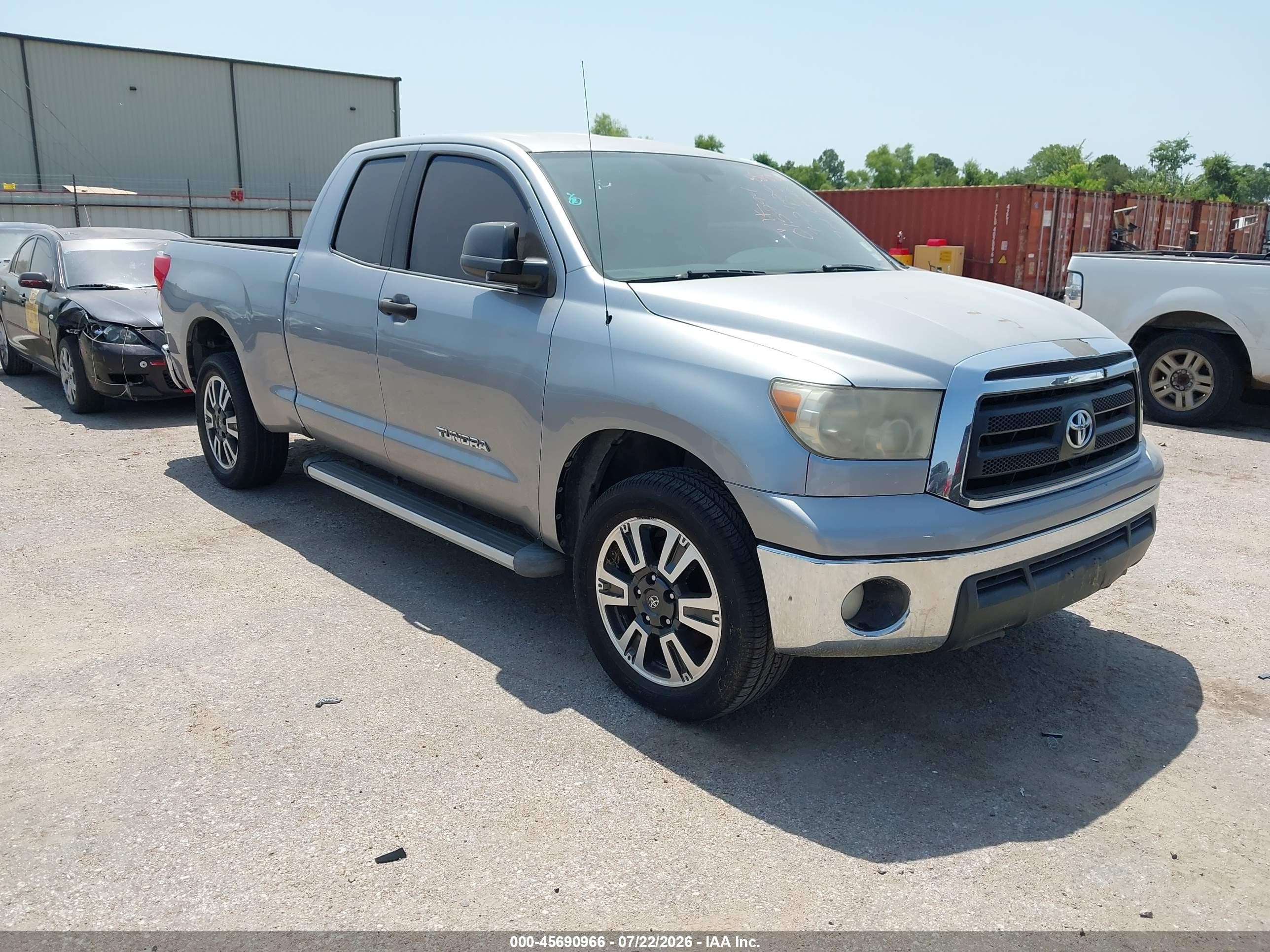 2010 Toyota Tundra Grade 4.6l V8 Silver vin: 5TFRM5F14AX015294