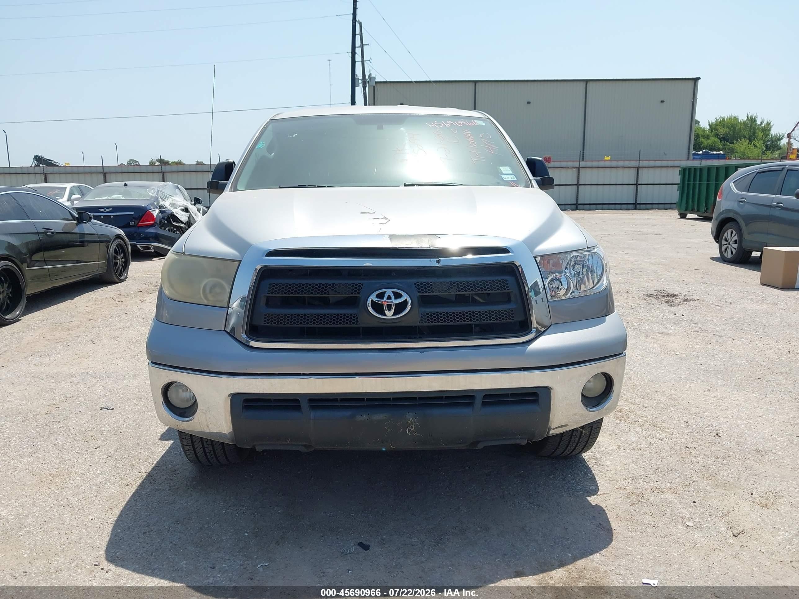 2010 Toyota Tundra Grade 4.6l V8 Silver vin: 5TFRM5F14AX015294