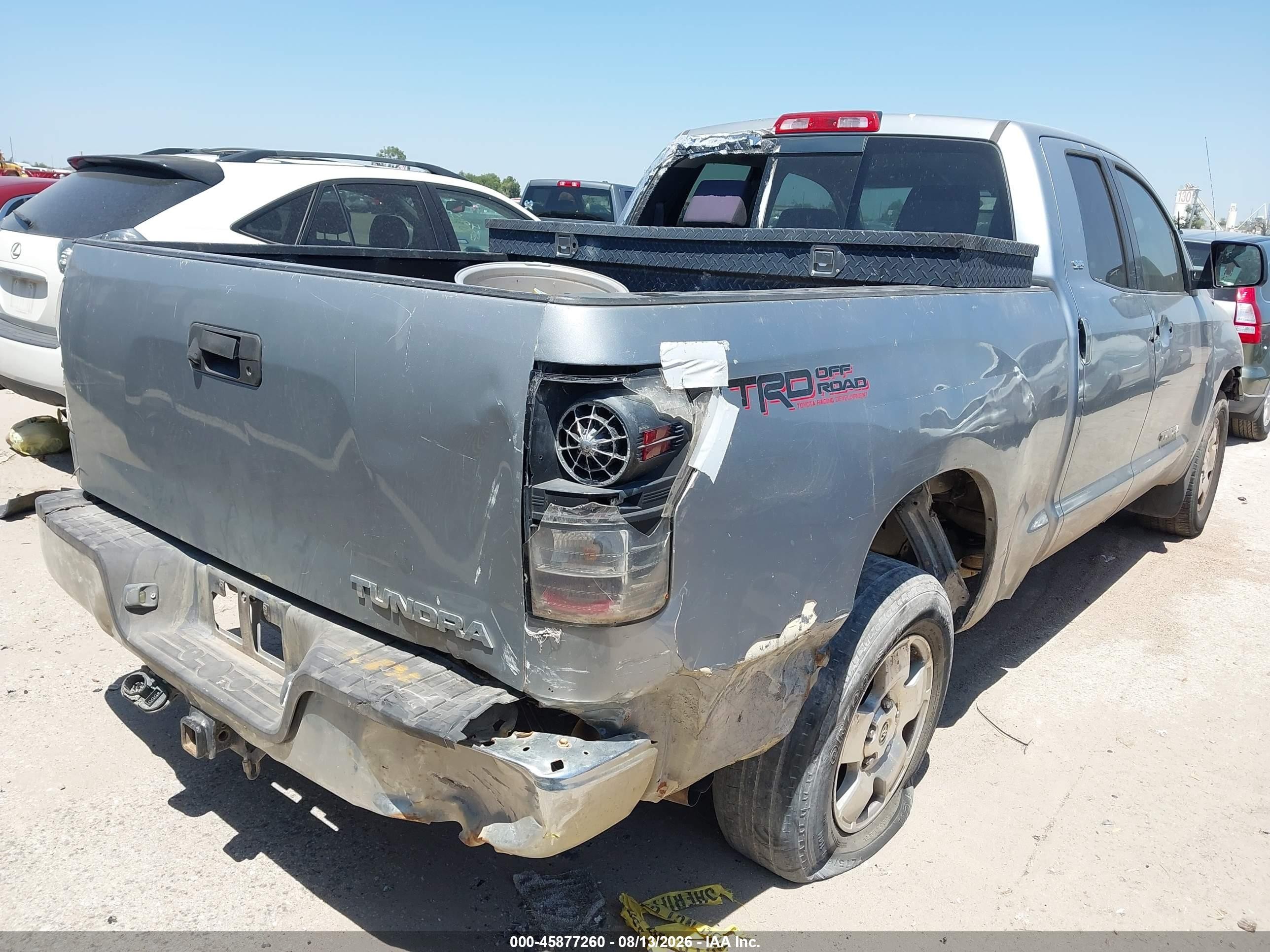 2010 Toyota Tundra Grade 4.6l V8 Silver vin: 5TFRM5F14AX019359
