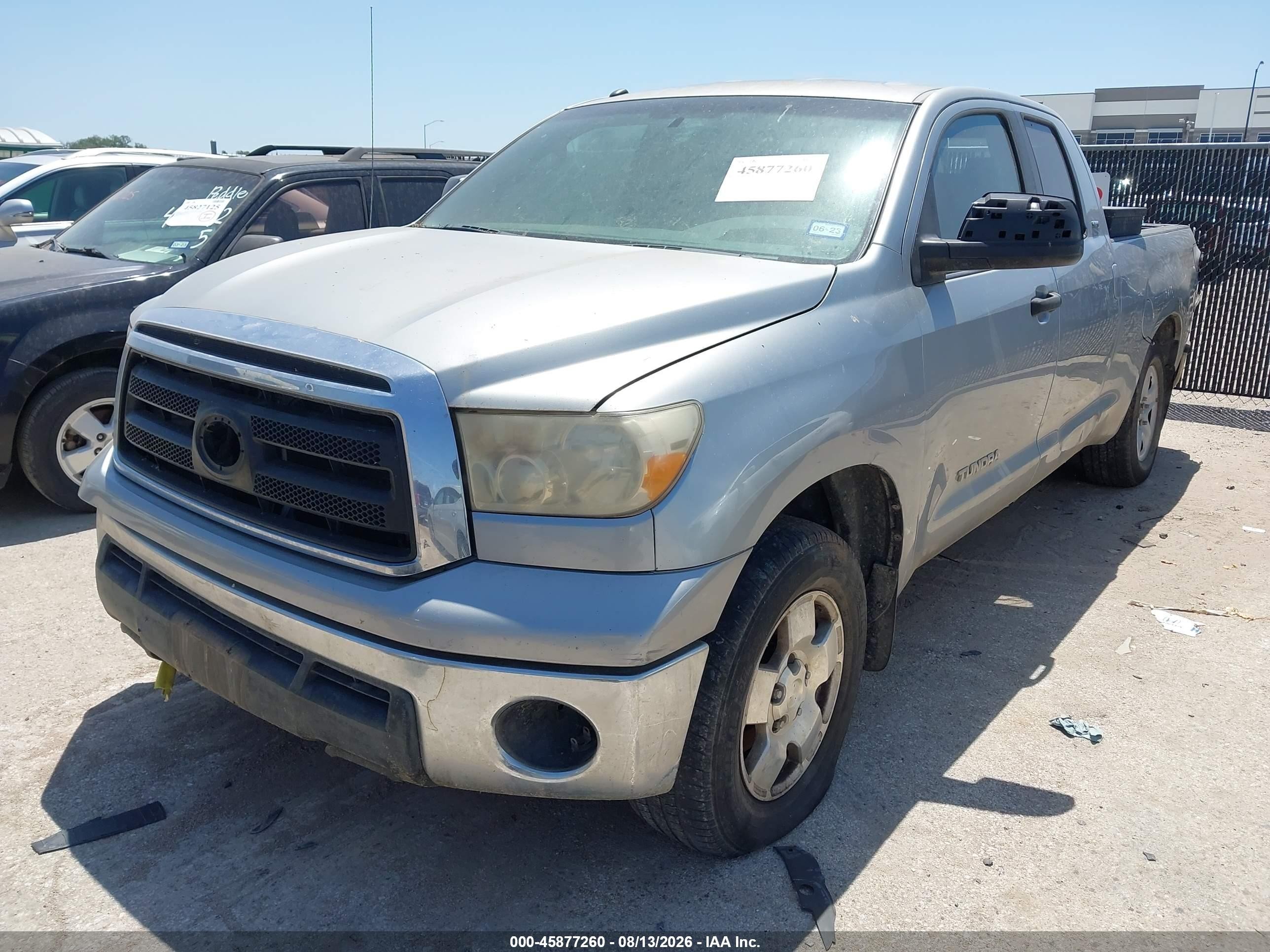 2010 Toyota Tundra Grade 4.6l V8 Silver vin: 5TFRM5F14AX019359