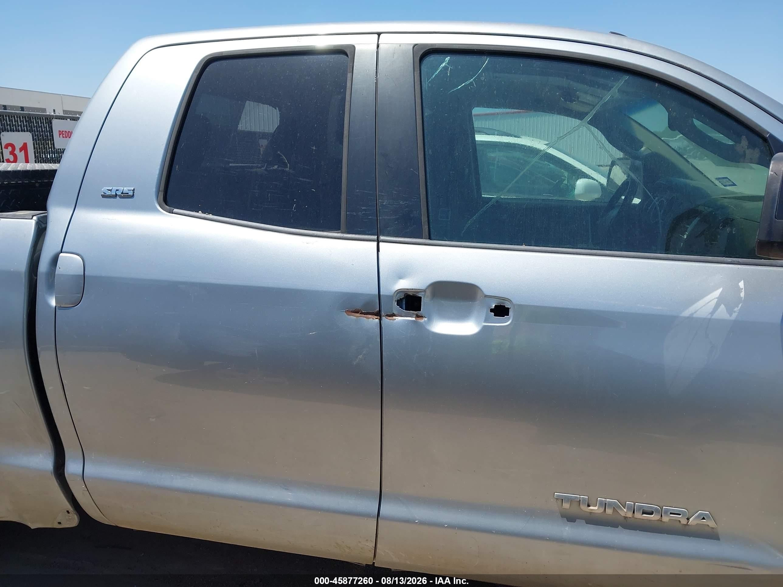 2010 Toyota Tundra Grade 4.6l V8 Silver vin: 5TFRM5F14AX019359