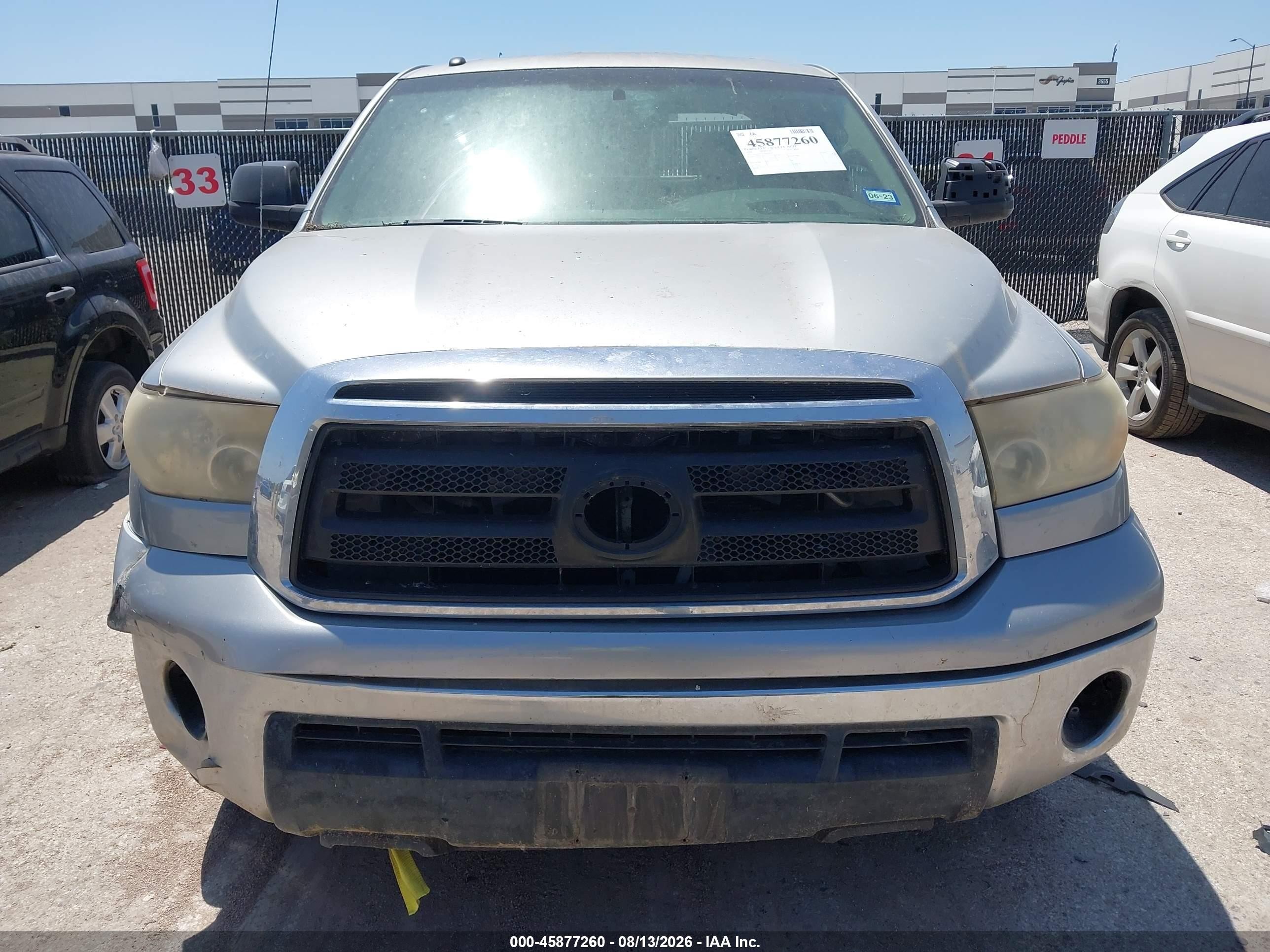2010 Toyota Tundra Grade 4.6l V8 Silver vin: 5TFRM5F14AX019359