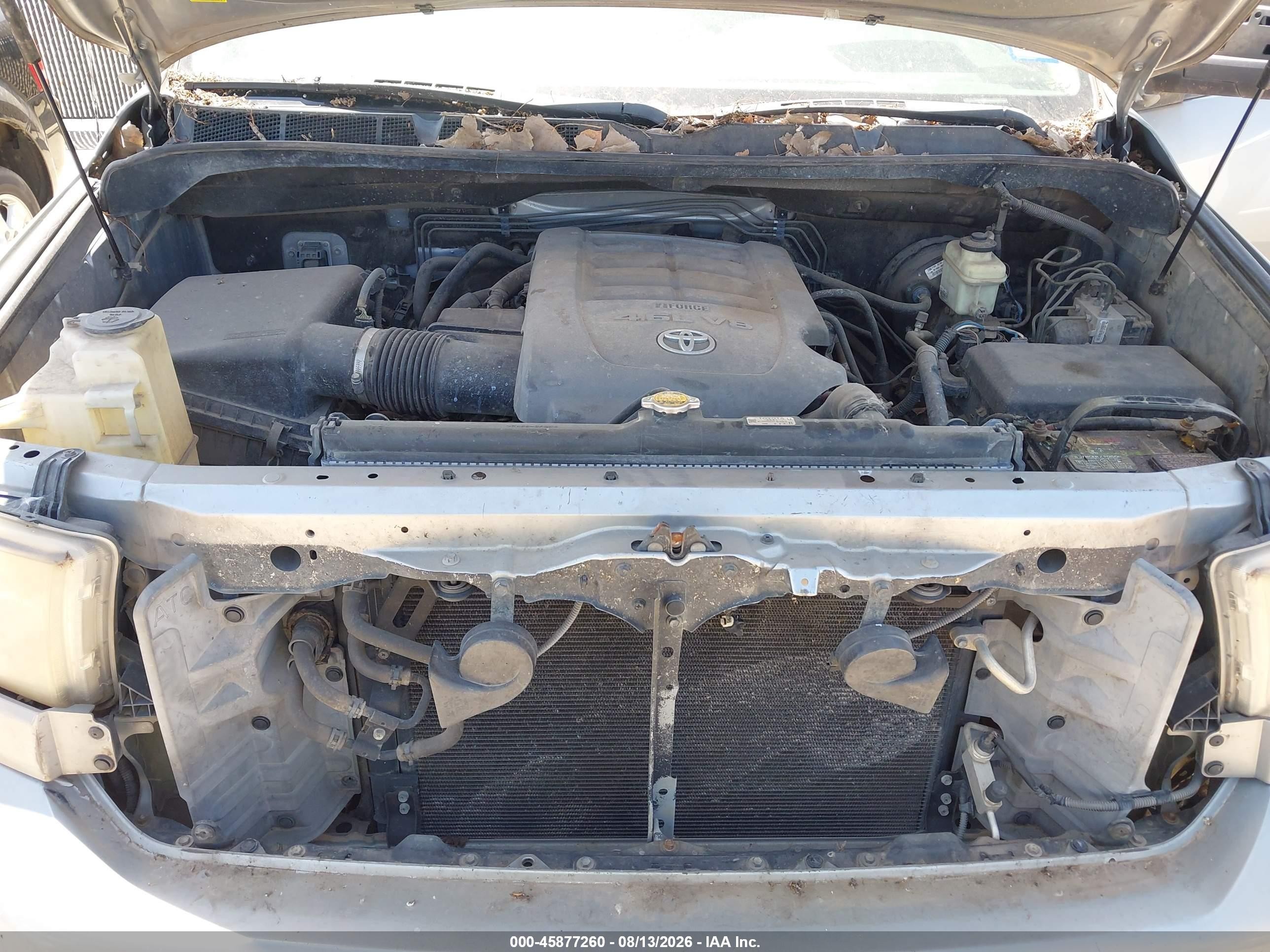 2010 Toyota Tundra Grade 4.6l V8 Silver vin: 5TFRM5F14AX019359