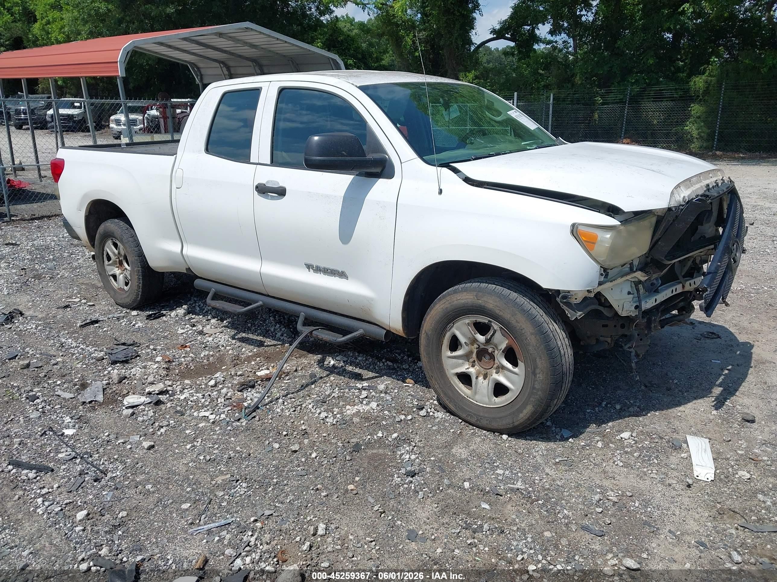 2011 Toyota Tundra Grade 4.6l V8 White vin: 5TFRM5F14BX024014