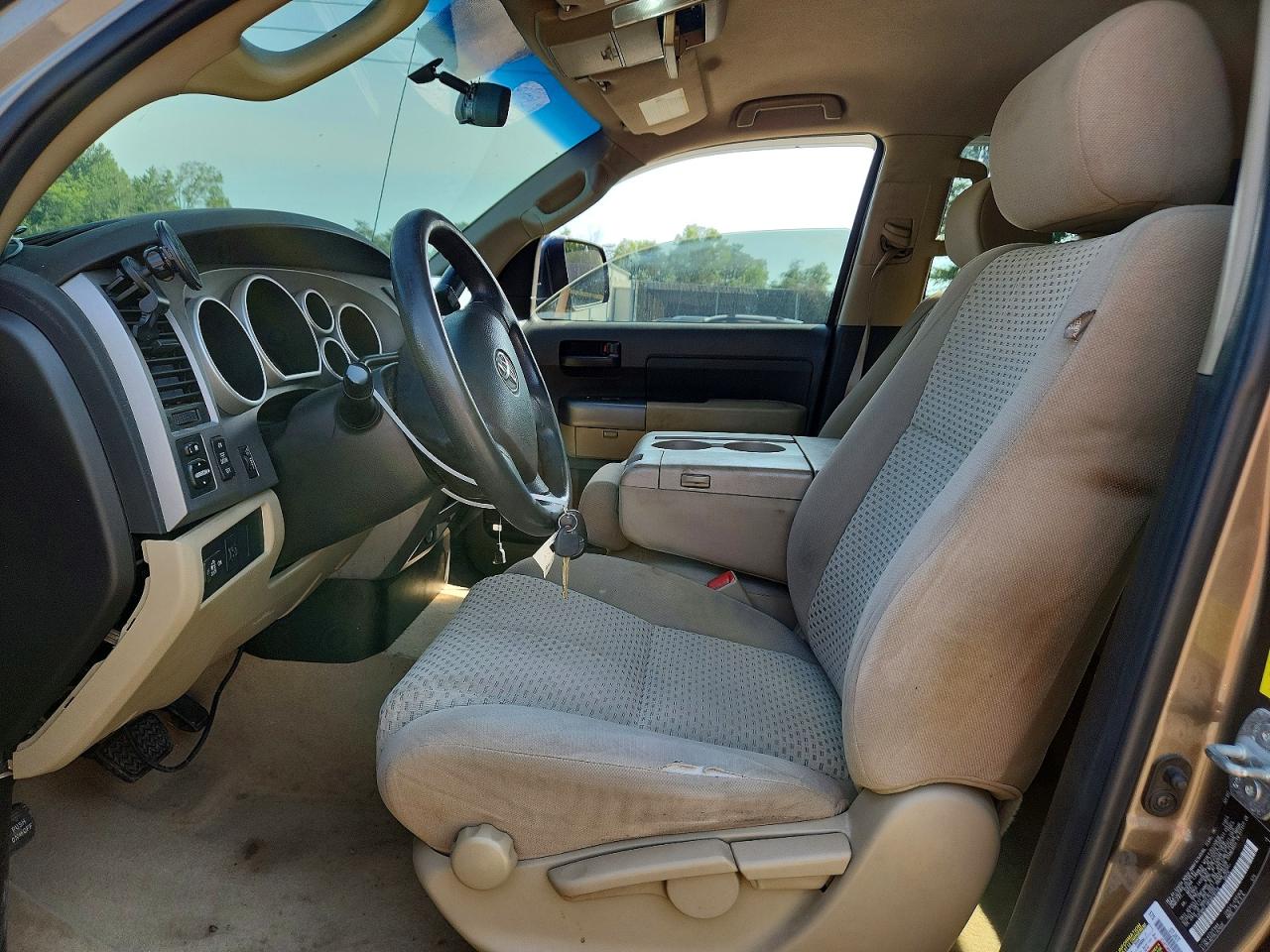 2011 Toyota Tundra Double Cab Sr5 Brown vin: 5TFRM5F14BX028239