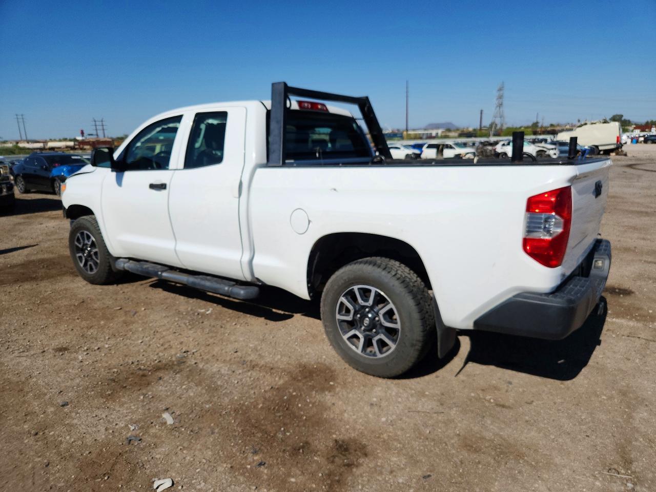 2014 Toyota Tundra Sr White vin: 5TFRM5F14EX075324