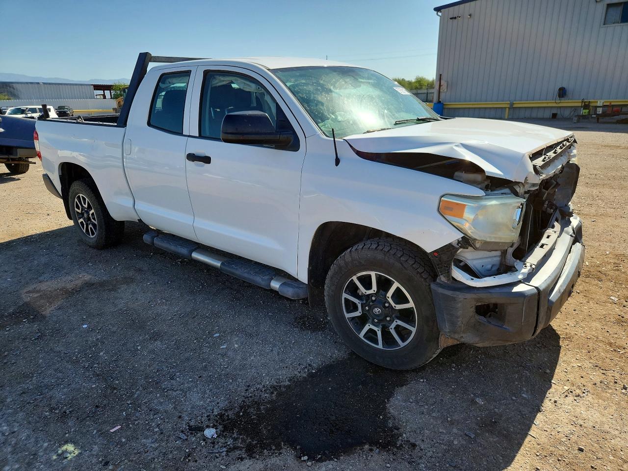2014 Toyota Tundra Sr White vin: 5TFRM5F14EX075324