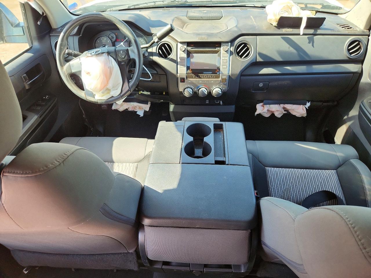 2014 Toyota Tundra Sr White vin: 5TFRM5F14EX075324