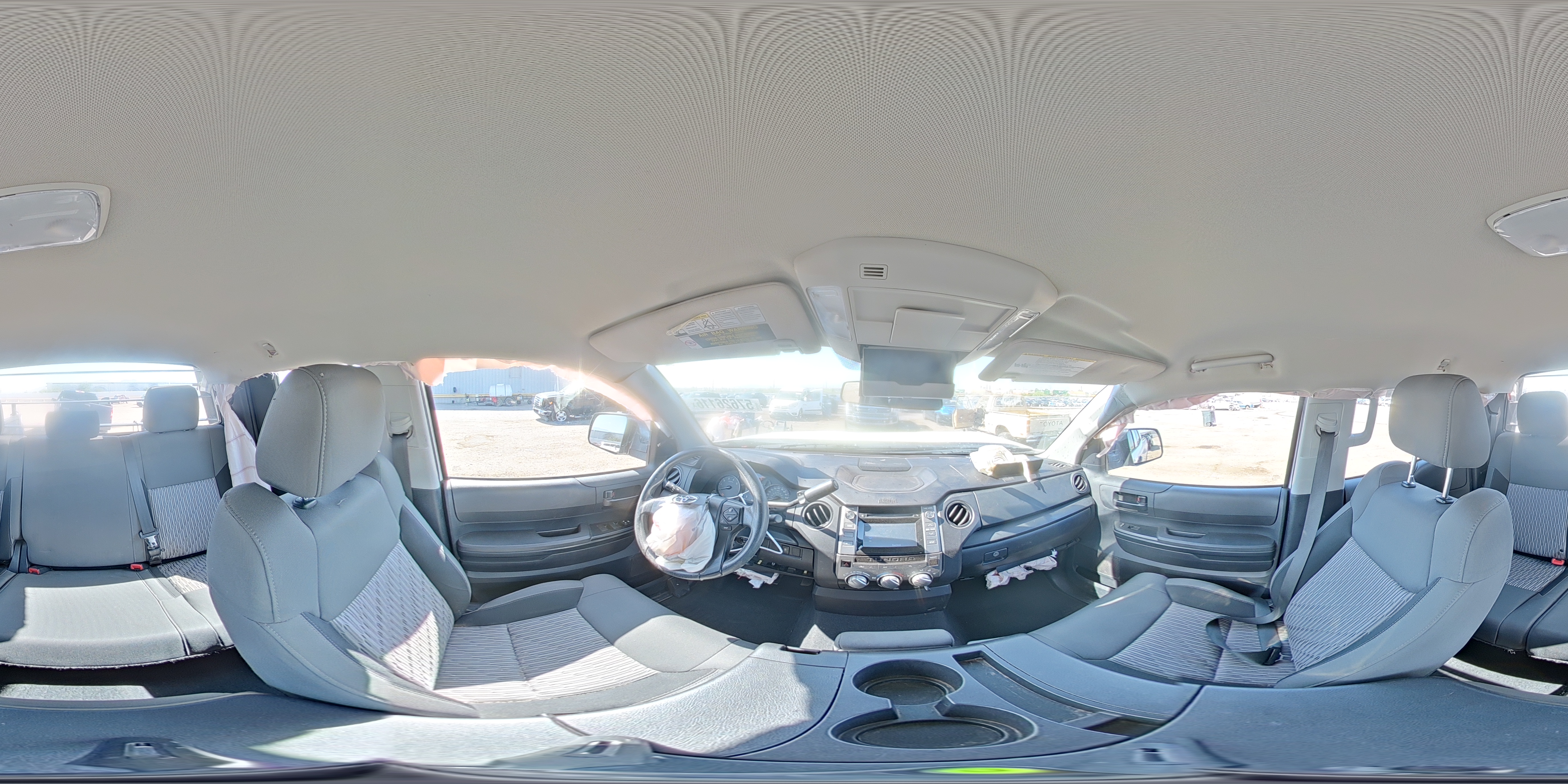 2014 Toyota Tundra Sr White vin: 5TFRM5F14EX075324