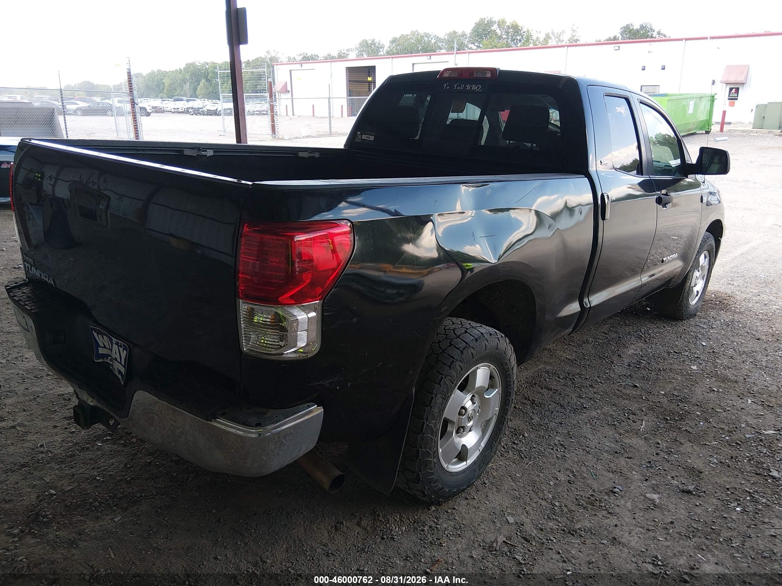 2010 Toyota Tundra Grade 4.6l V8 Black vin: 5TFRM5F15AX002117
