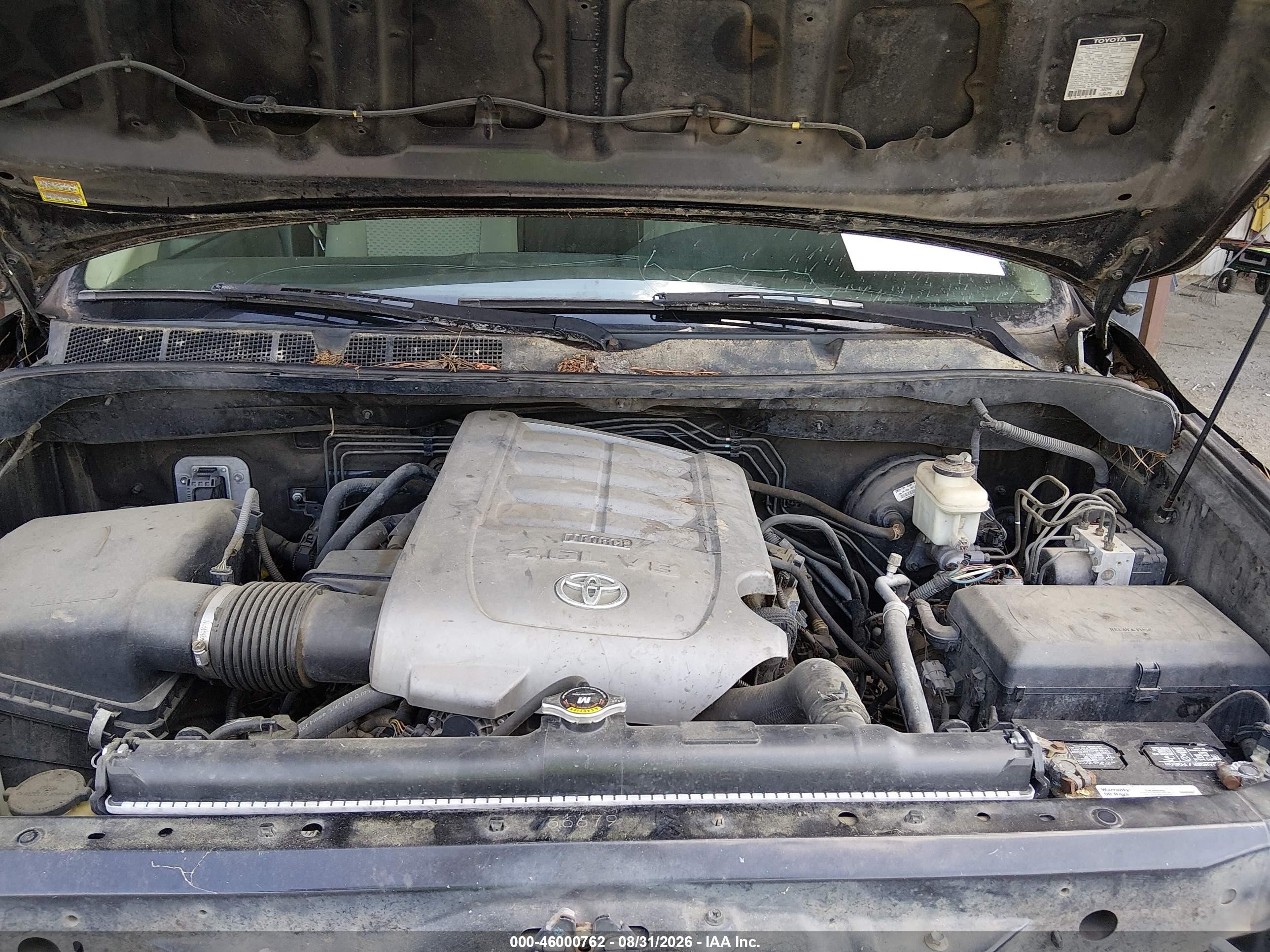2010 Toyota Tundra Grade 4.6l V8 Black vin: 5TFRM5F15AX002117