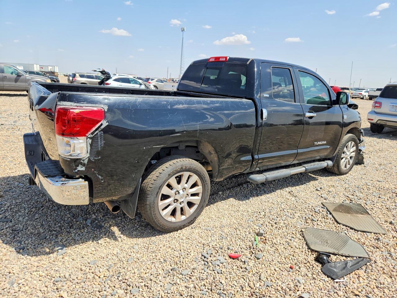 2010 Toyota Tundra Double Cab Sr5 Black vin: 5TFRM5F15AX005986
