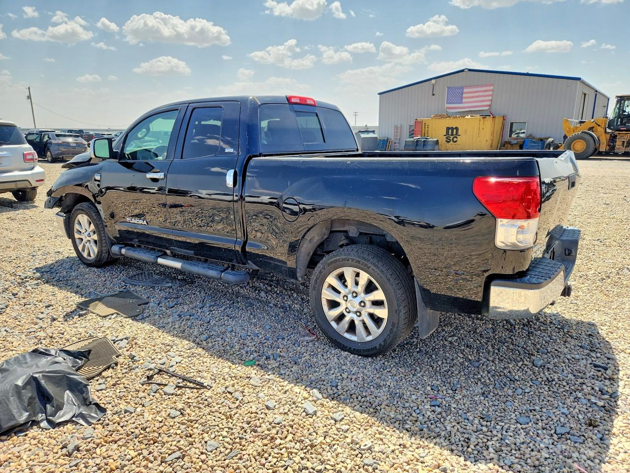 2010 Toyota Tundra Double Cab Sr5 Black vin: 5TFRM5F15AX005986