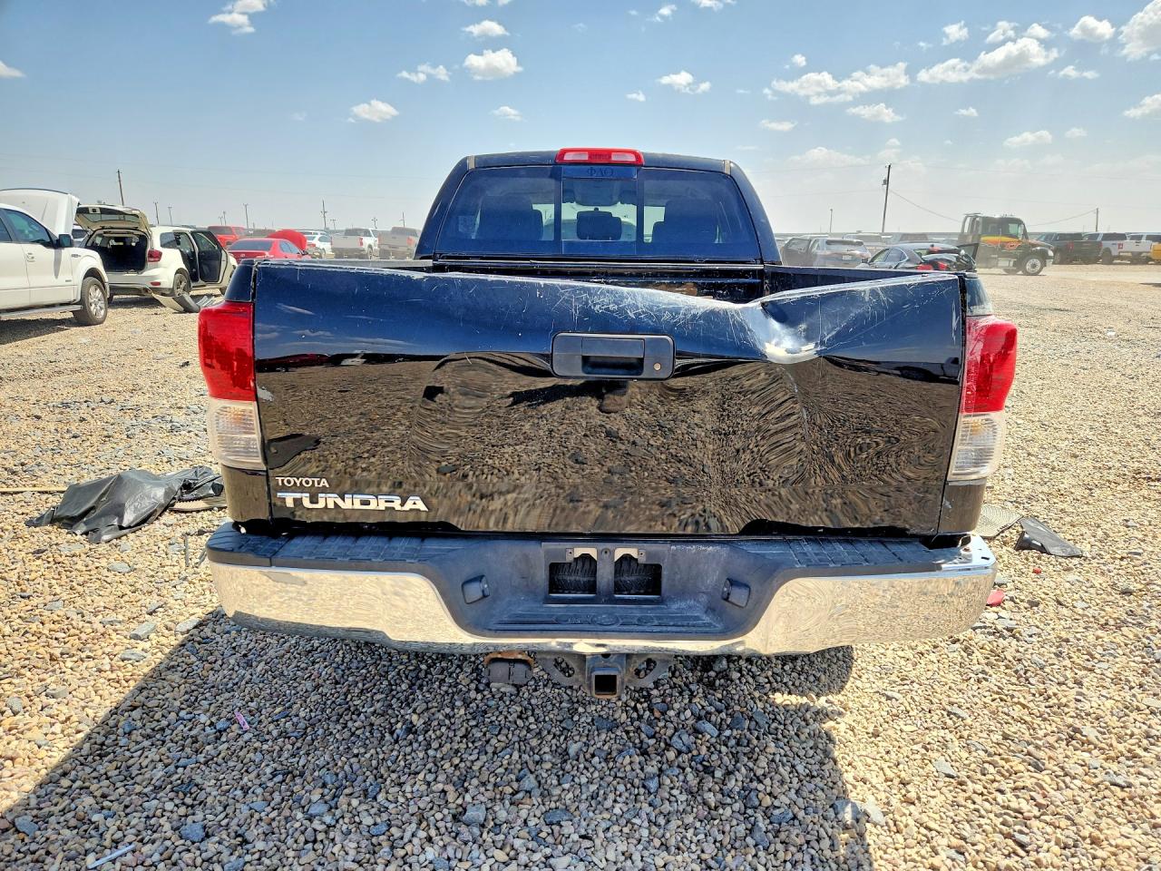 2010 Toyota Tundra Double Cab Sr5 Black vin: 5TFRM5F15AX005986