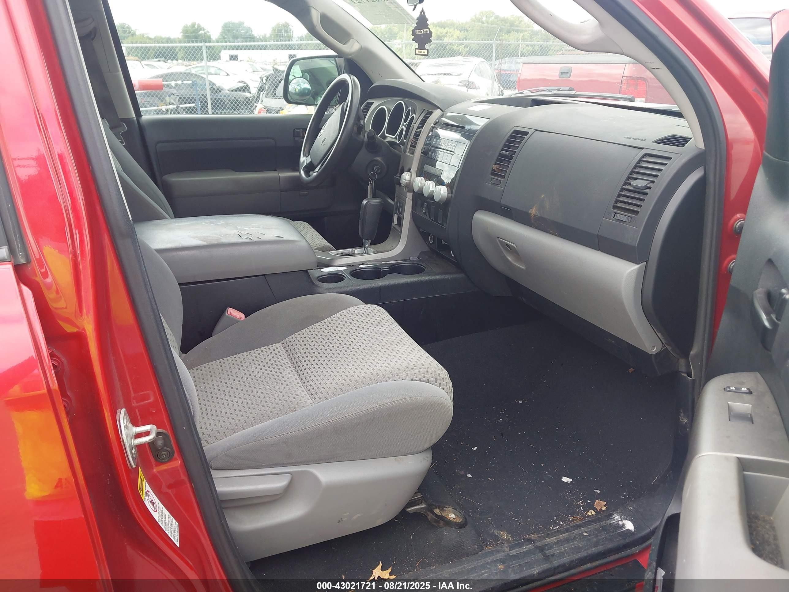 2012 Toyota Tundra Grade 4.6l V8 Burgundy vin: 5TFRM5F15CX042717