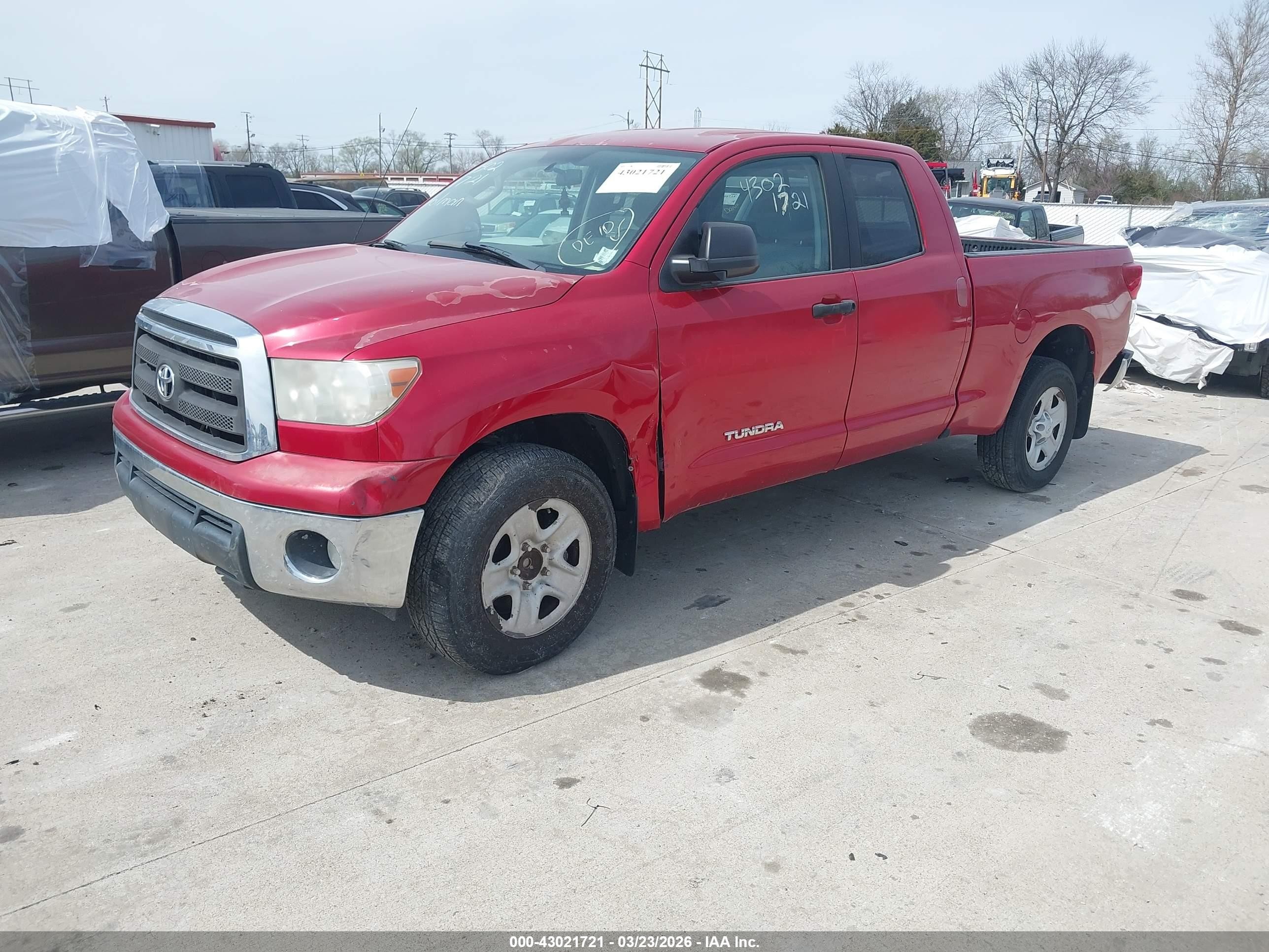 2012 Toyota Tundra Grade 4.6l V8 Burgundy vin: 5TFRM5F15CX042717