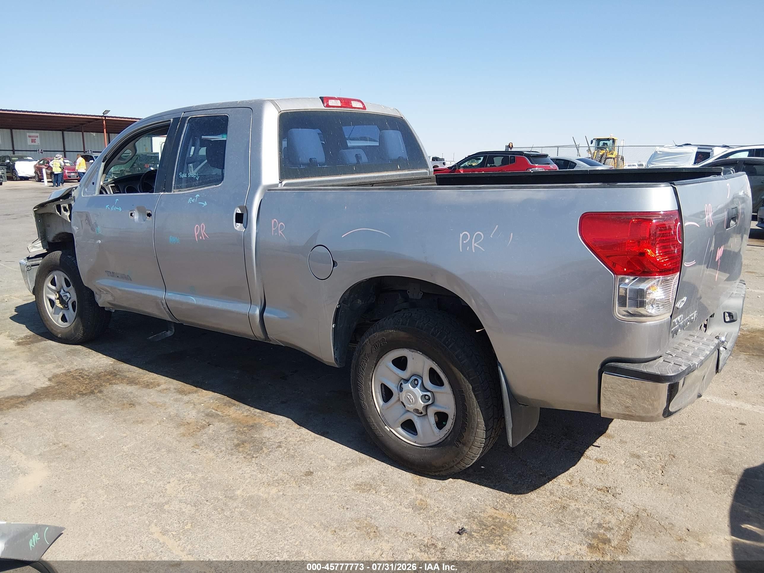 2012 Toyota Tundra Grade 4.6l V8 Silver vin: 5TFRM5F15CX045617