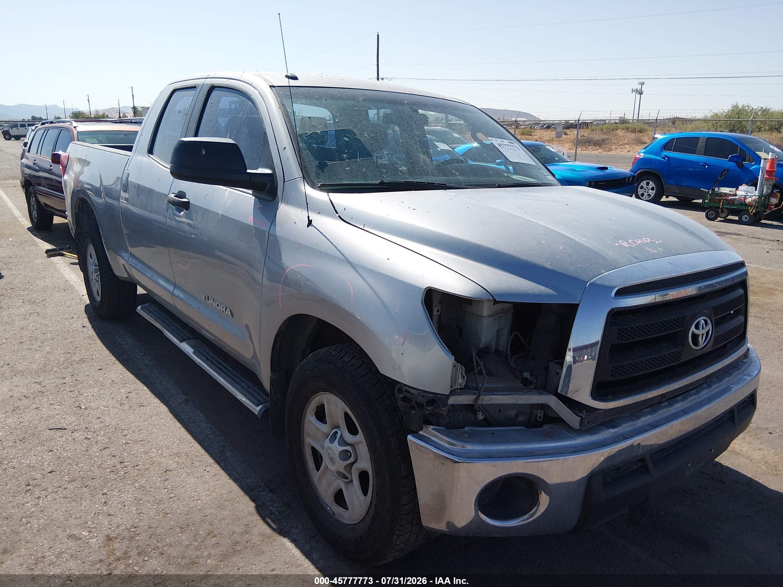 2012 Toyota Tundra Grade 4.6l V8 Silver vin: 5TFRM5F15CX045617
