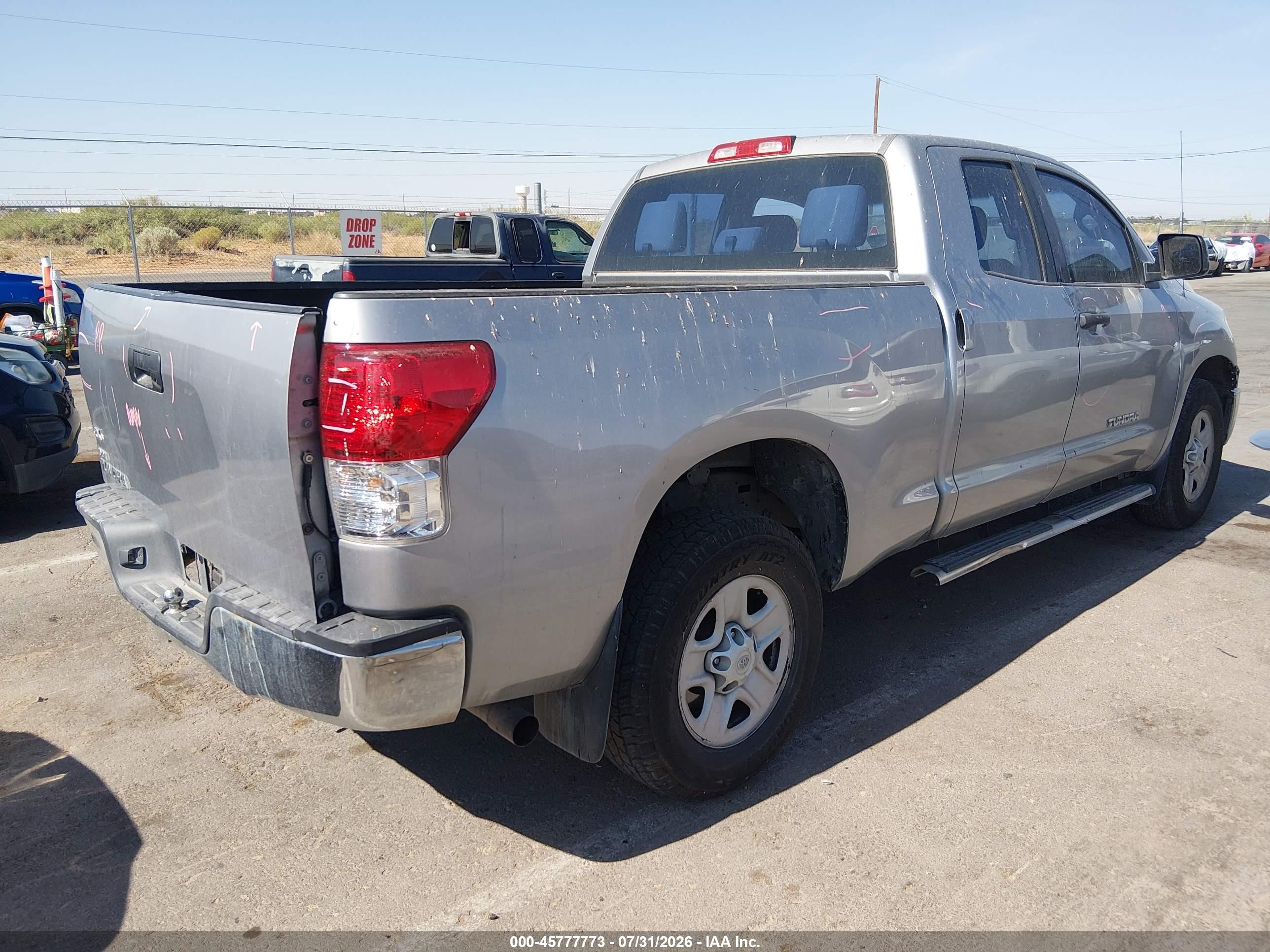 2012 Toyota Tundra Grade 4.6l V8 Silver vin: 5TFRM5F15CX045617