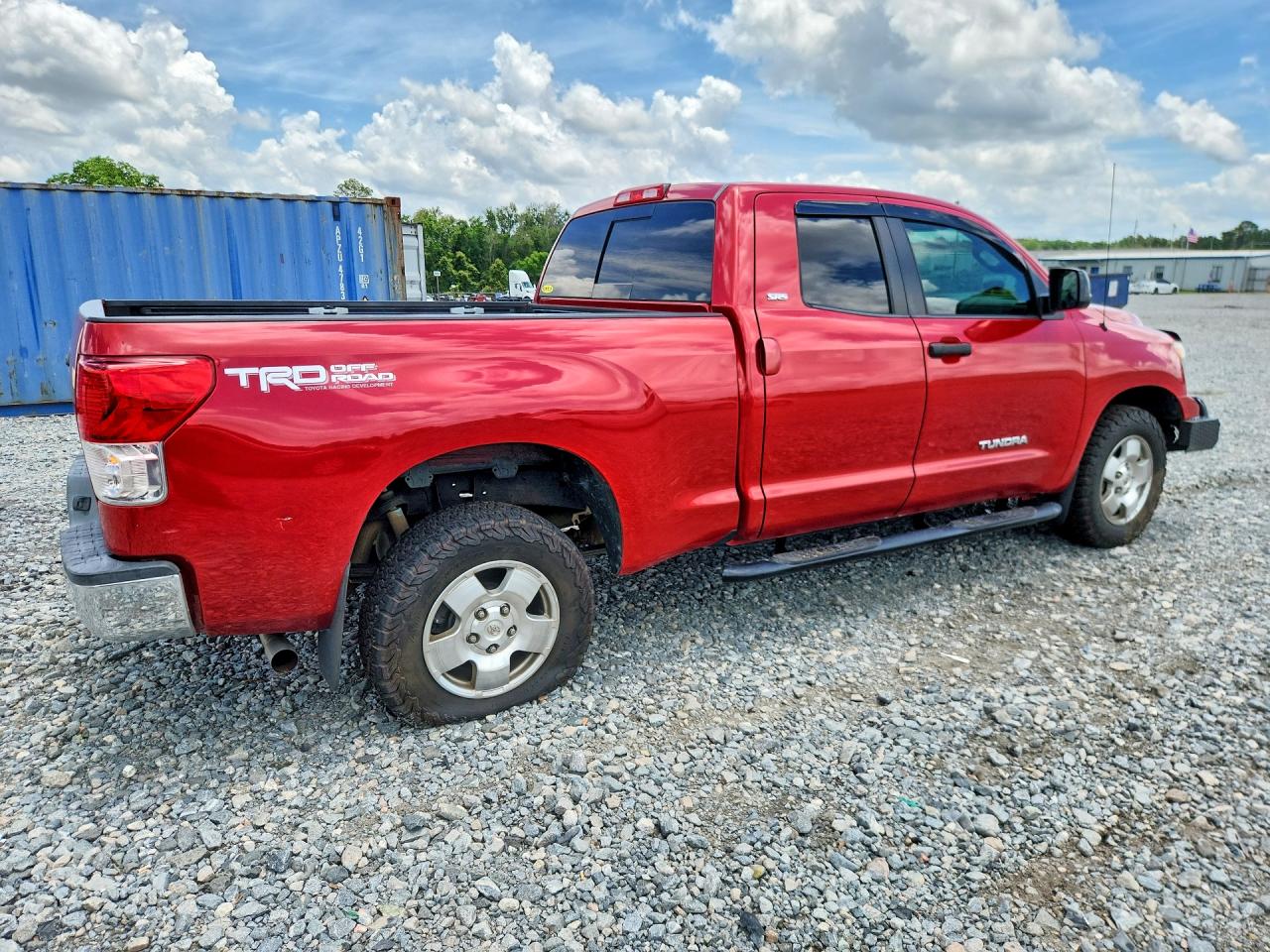 2012 Toyota Tundra Double Cab Sr5 Красный vin: 5TFRM5F15CX048579