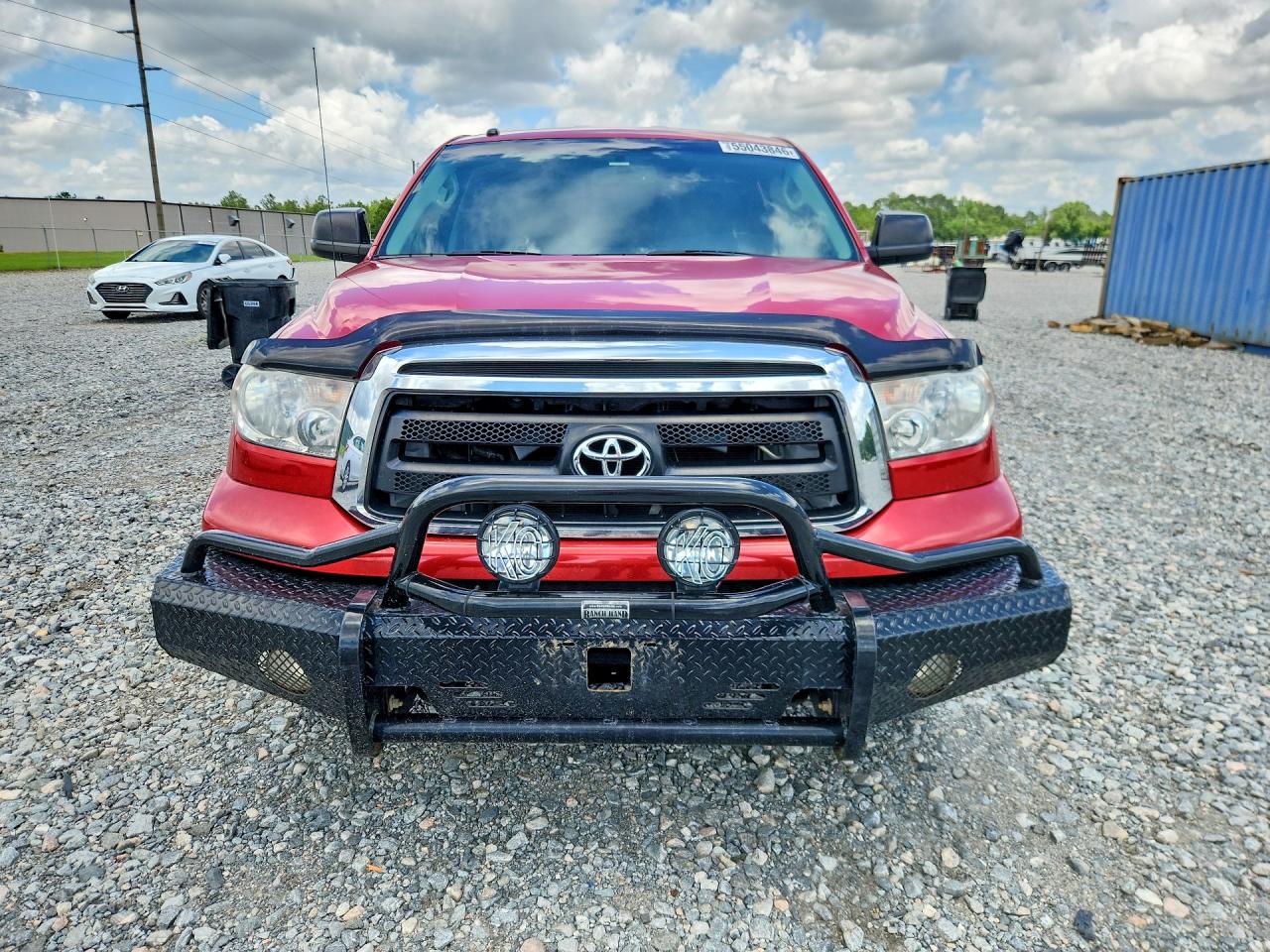 2012 Toyota Tundra Double Cab Sr5 Красный vin: 5TFRM5F15CX048579