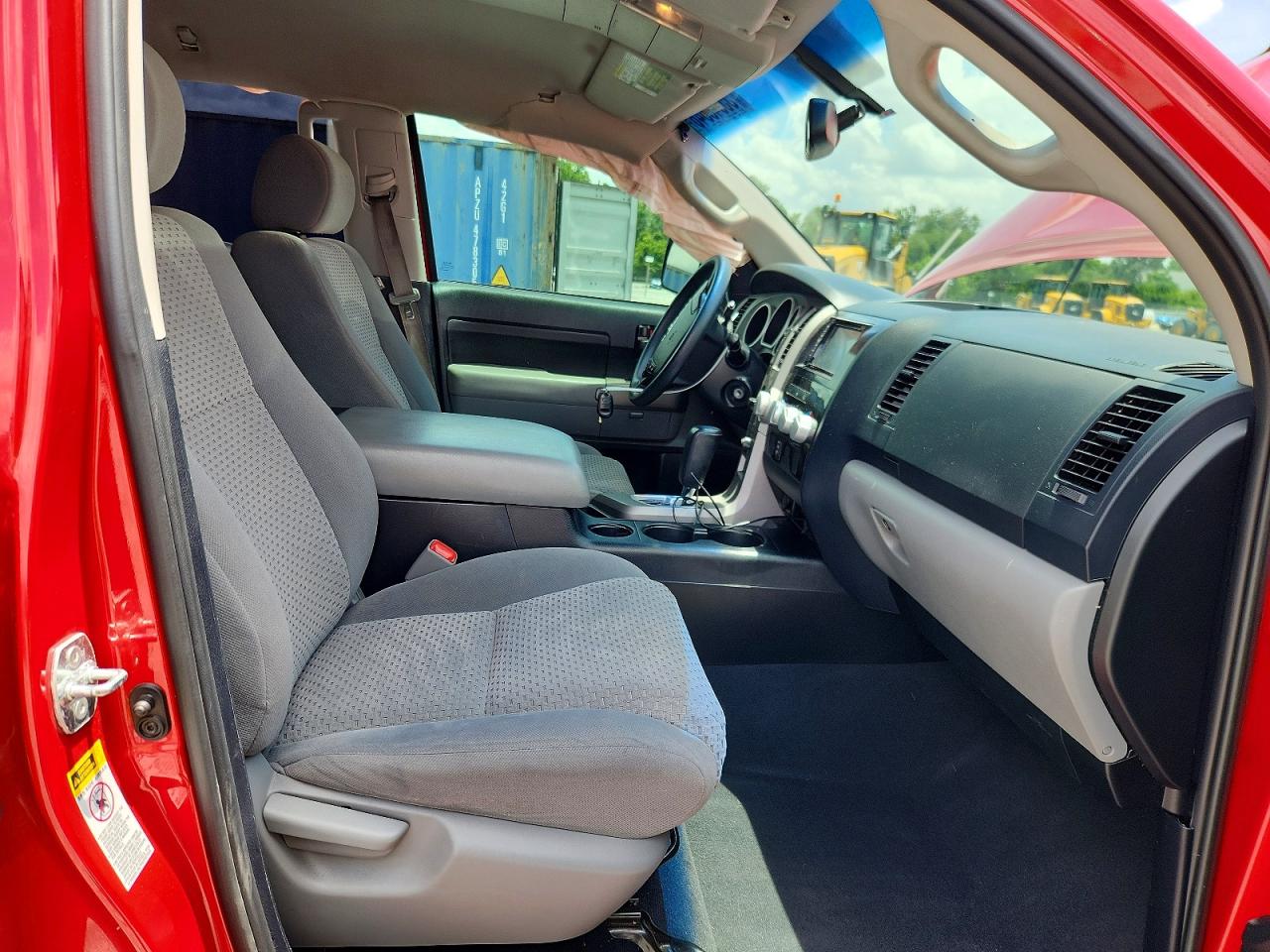 2012 Toyota Tundra Double Cab Sr5 Красный vin: 5TFRM5F15CX048579