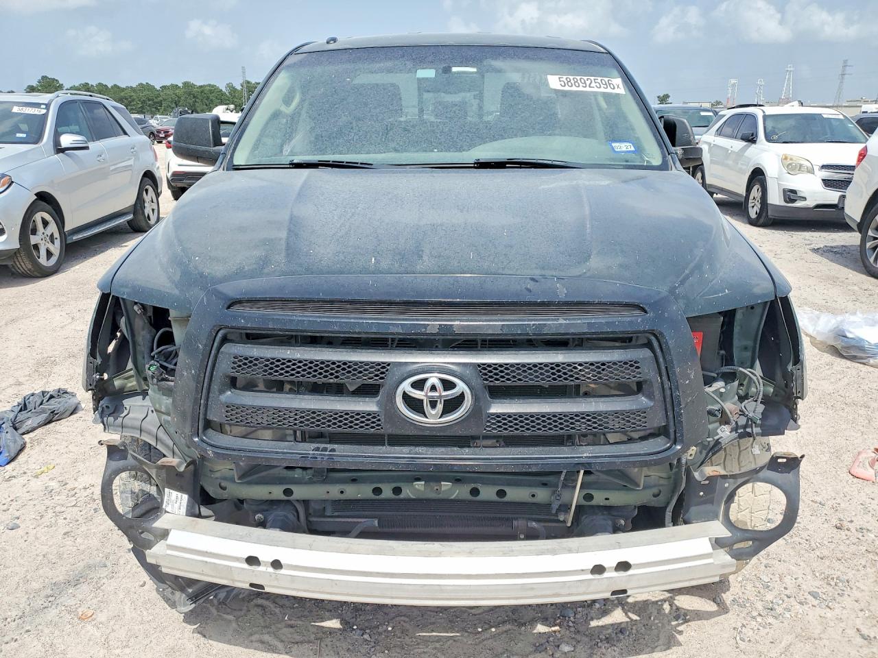 2013 Toyota Tundra Double Cab Sr5 Green vin: 5TFRM5F15DX054996