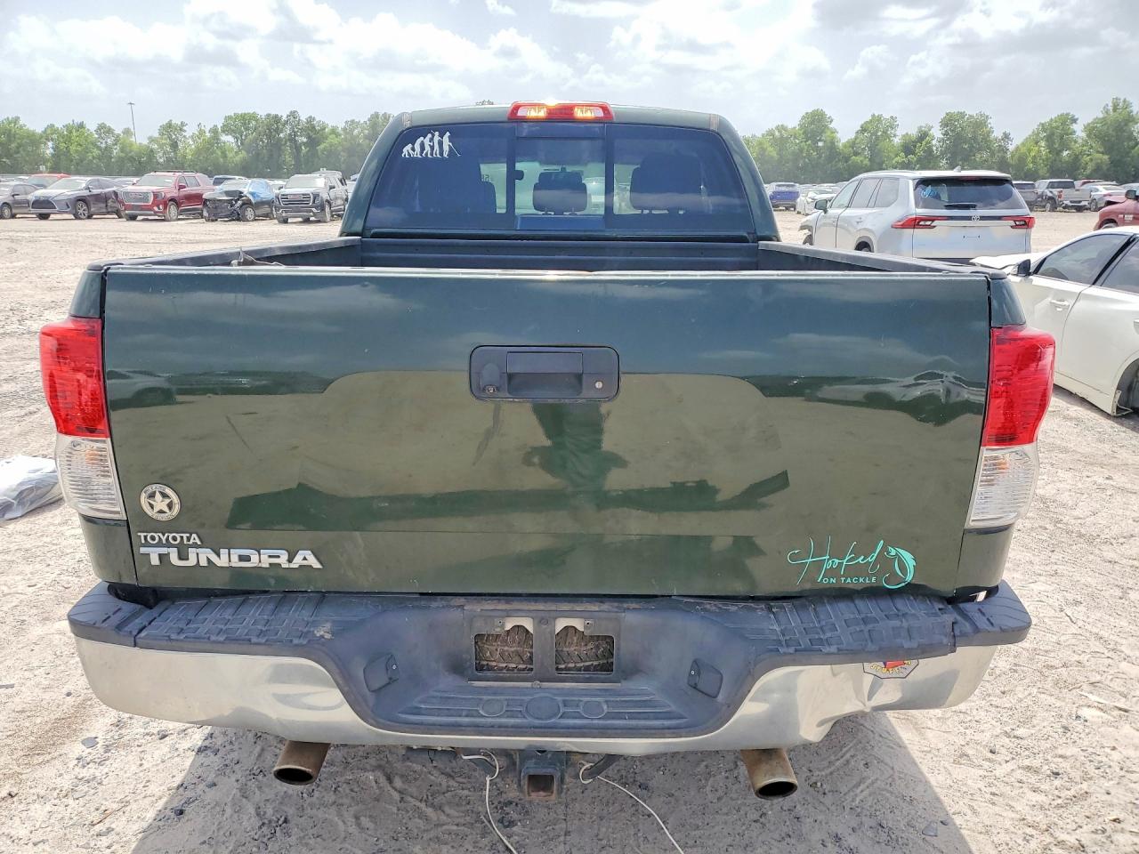2013 Toyota Tundra Double Cab Sr5 Green vin: 5TFRM5F15DX054996