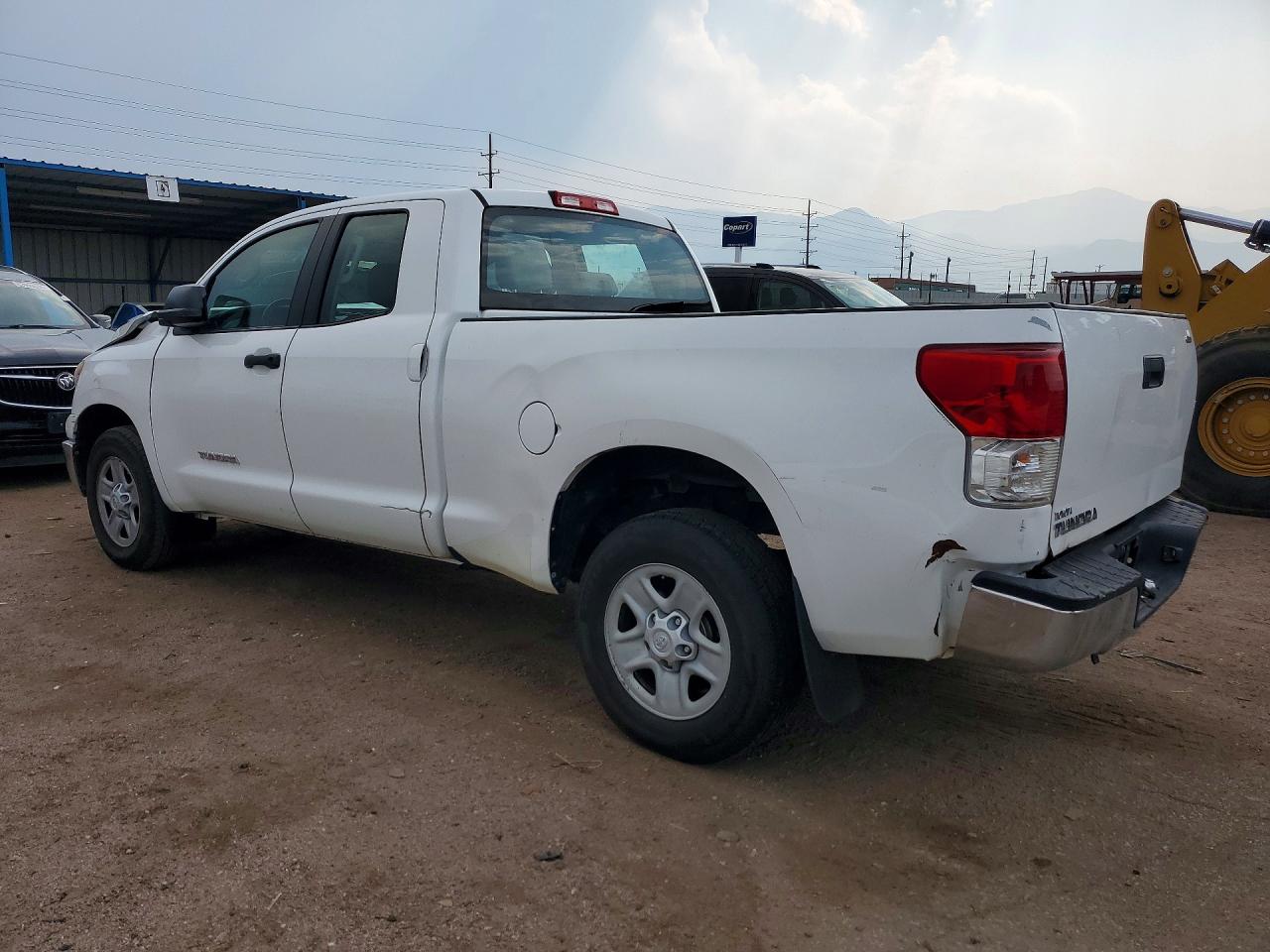 2013 Toyota Tundra Double Cab Sr5 White vin: 5TFRM5F15DX063634