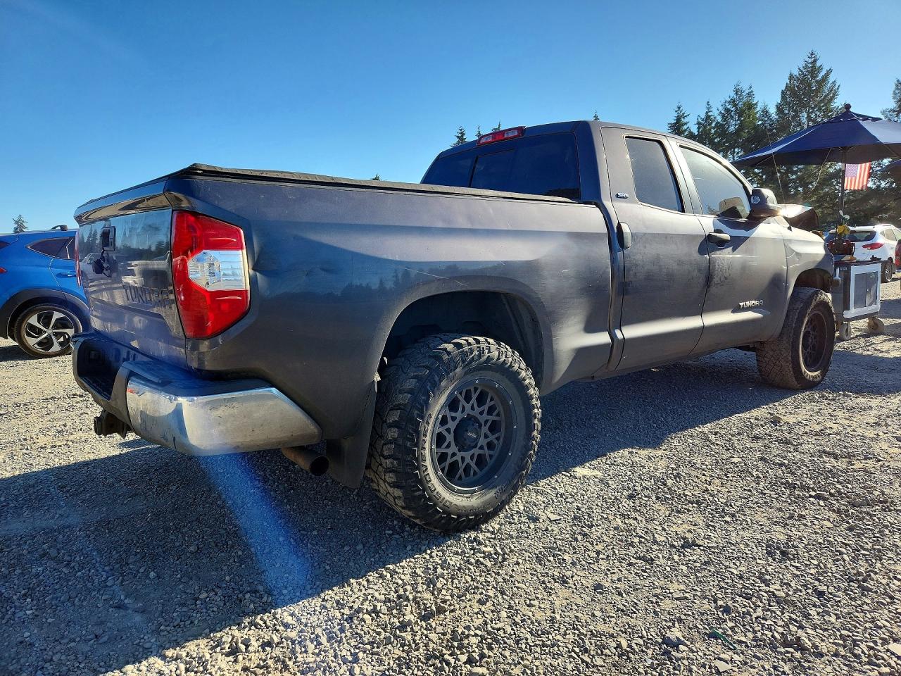 2015 Toyota Tundra Sr5 Gray vin: 5TFRM5F15FX090528