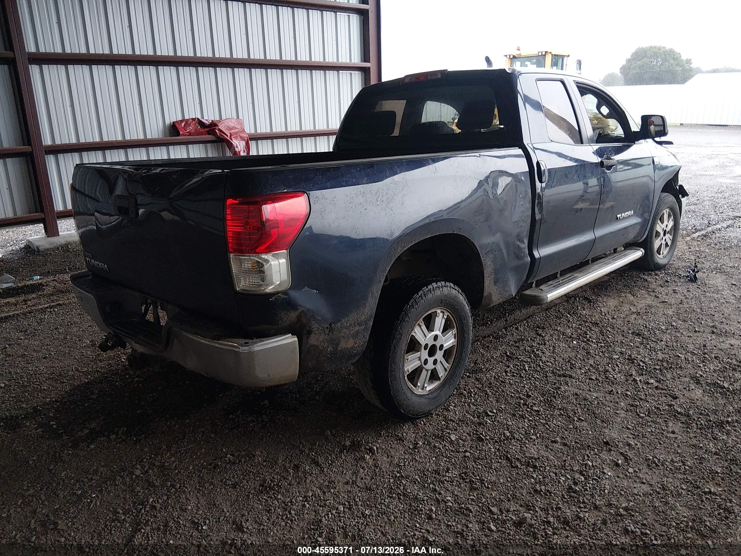 2010 Toyota Tundra Grade 4.6l V8 Blue vin: 5TFRM5F16AX007889