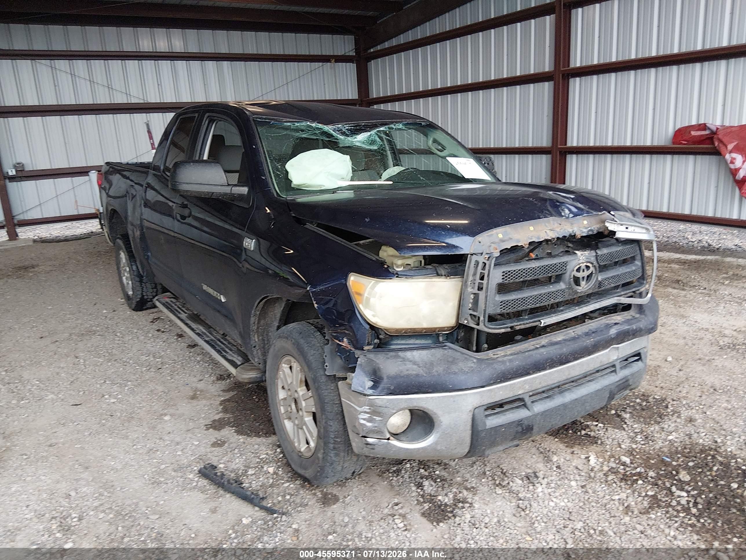 2010 Toyota Tundra Grade 4.6l V8 Blue vin: 5TFRM5F16AX007889