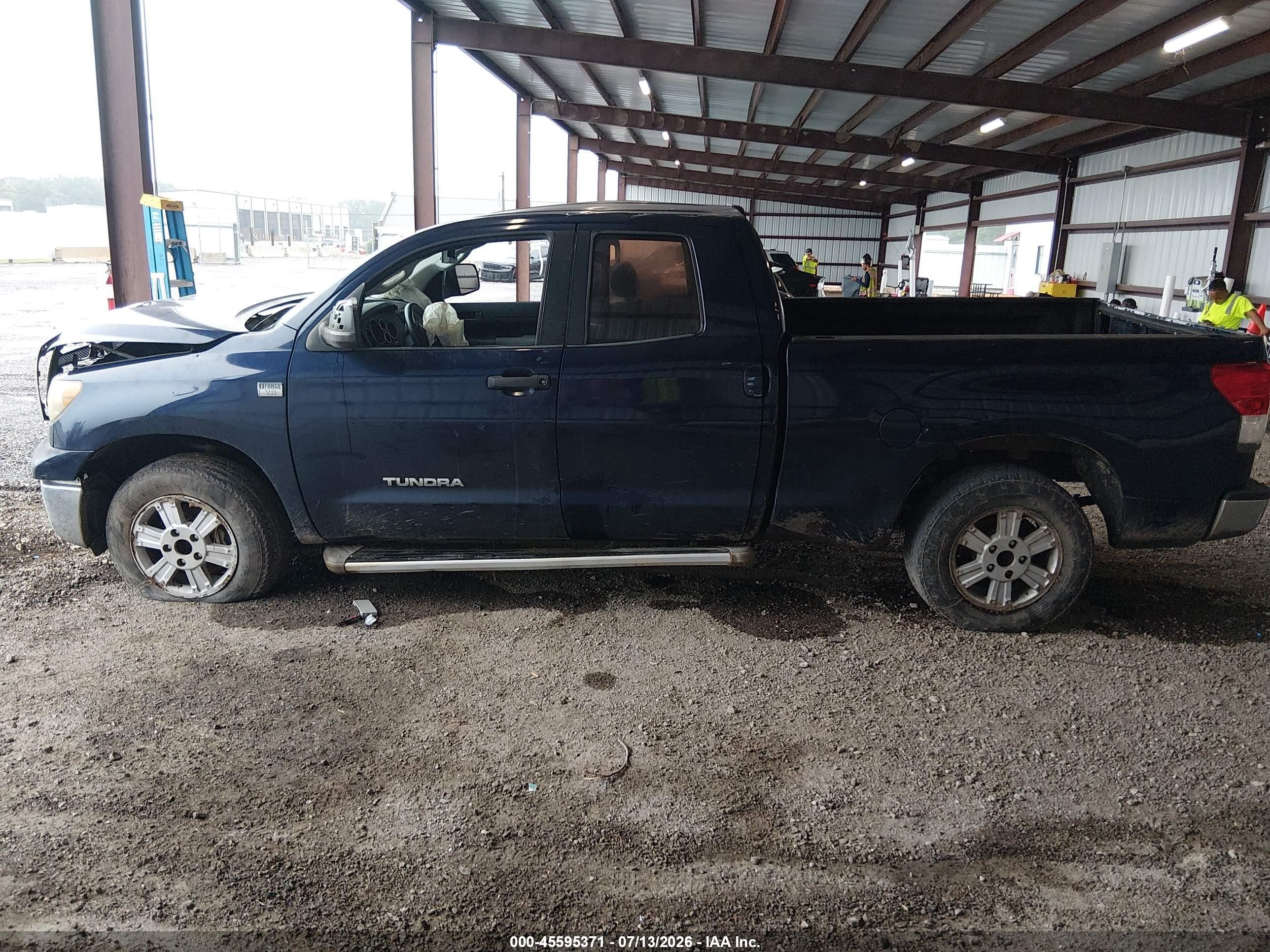 2010 Toyota Tundra Grade 4.6l V8 Blue vin: 5TFRM5F16AX007889
