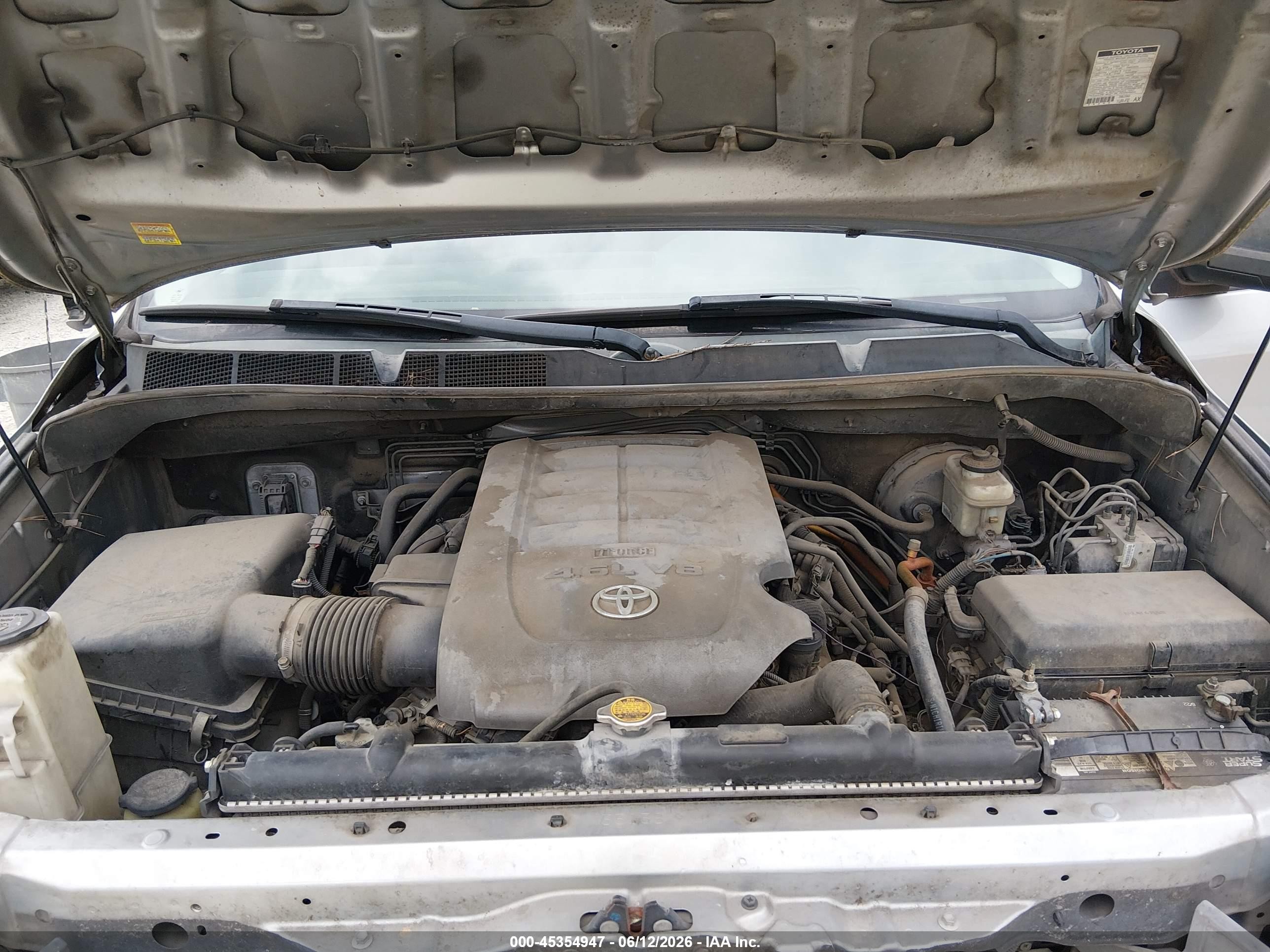 2010 Toyota Tundra Grade 4.6l V8 Серебряный vin: 5TFRM5F16AX019413