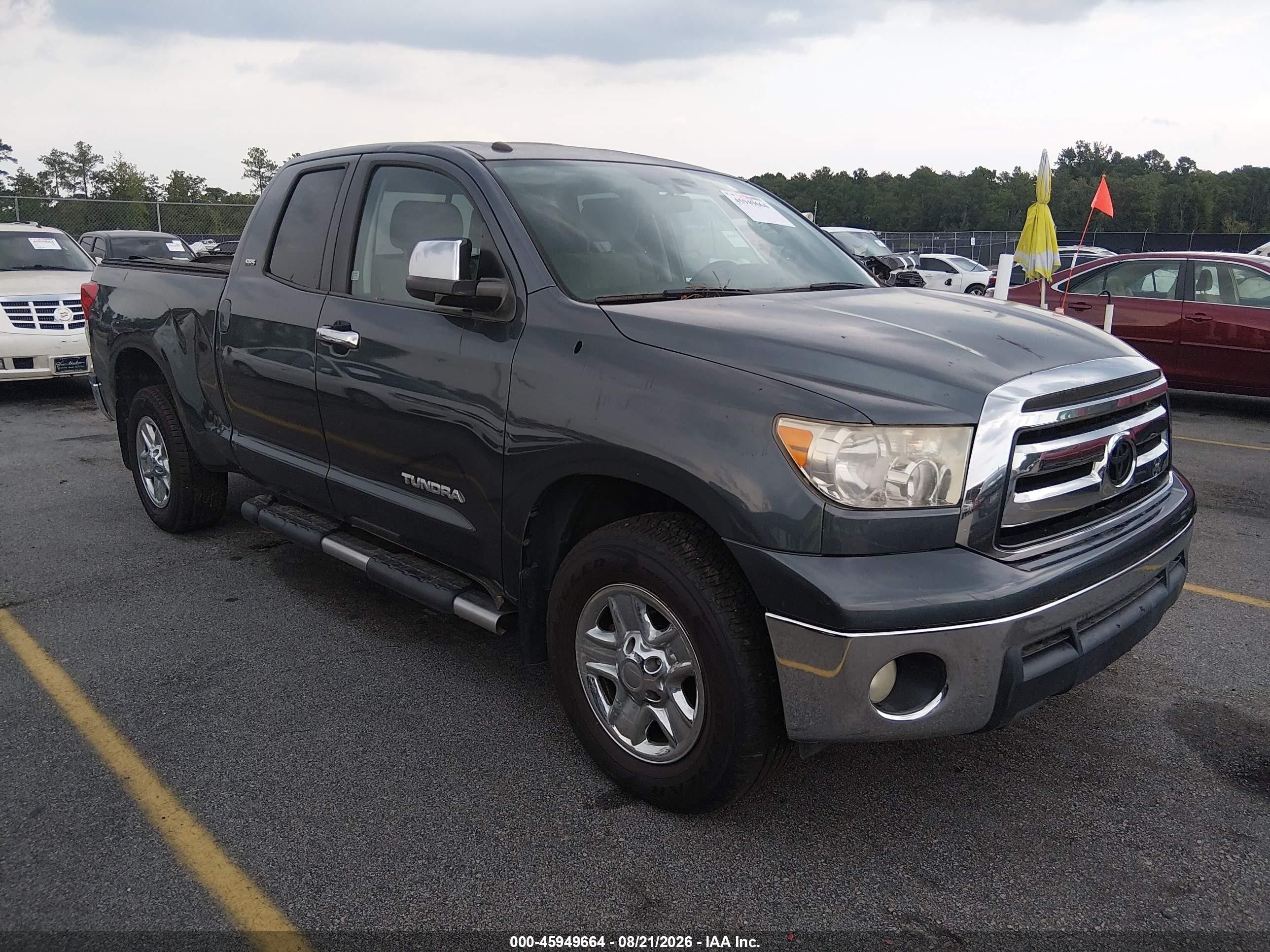 2010 Toyota Tundra Grade 4.6l V8 Gray vin: 5TFRM5F16AX019475