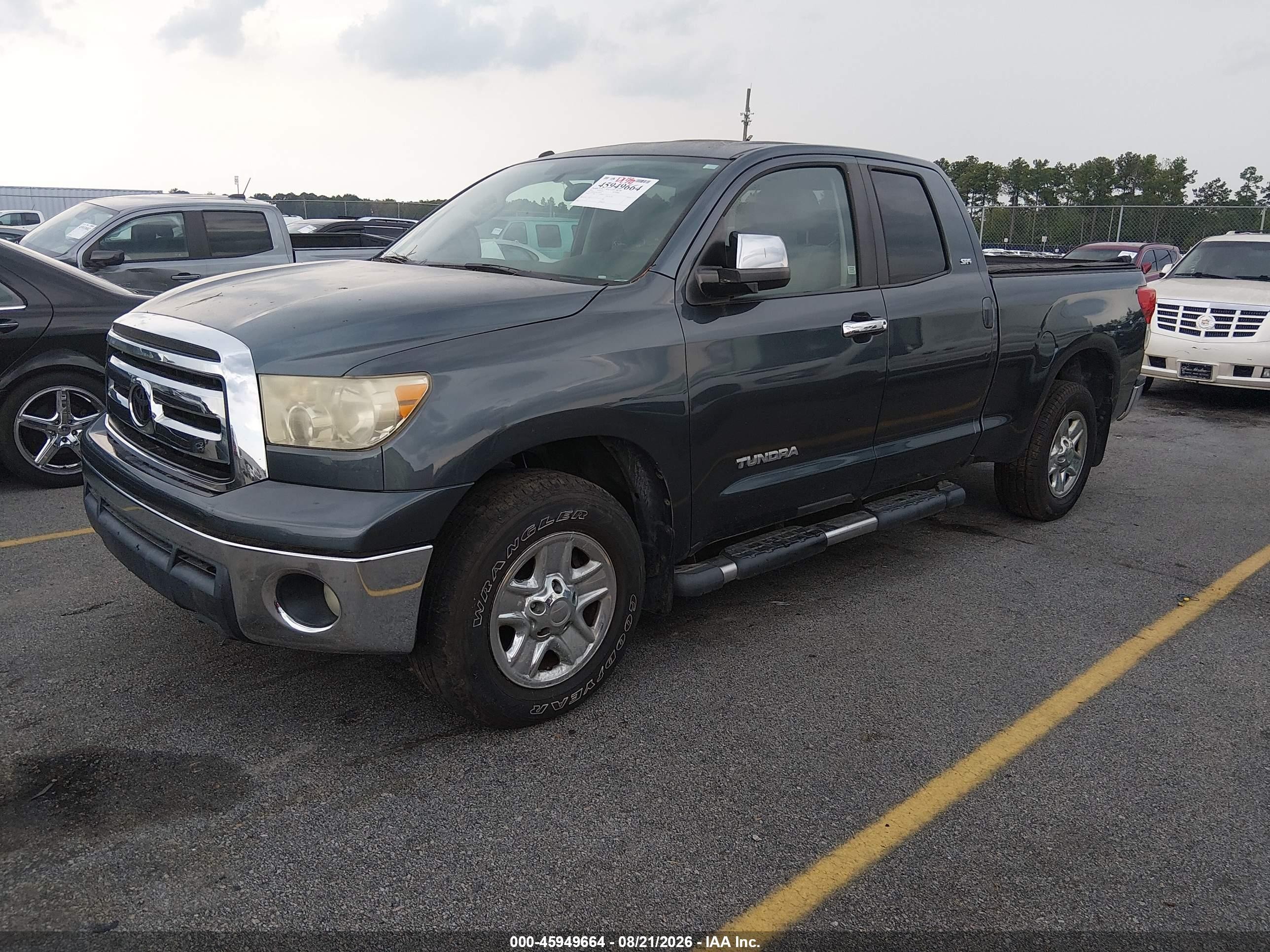 2010 Toyota Tundra Grade 4.6l V8 Gray vin: 5TFRM5F16AX019475