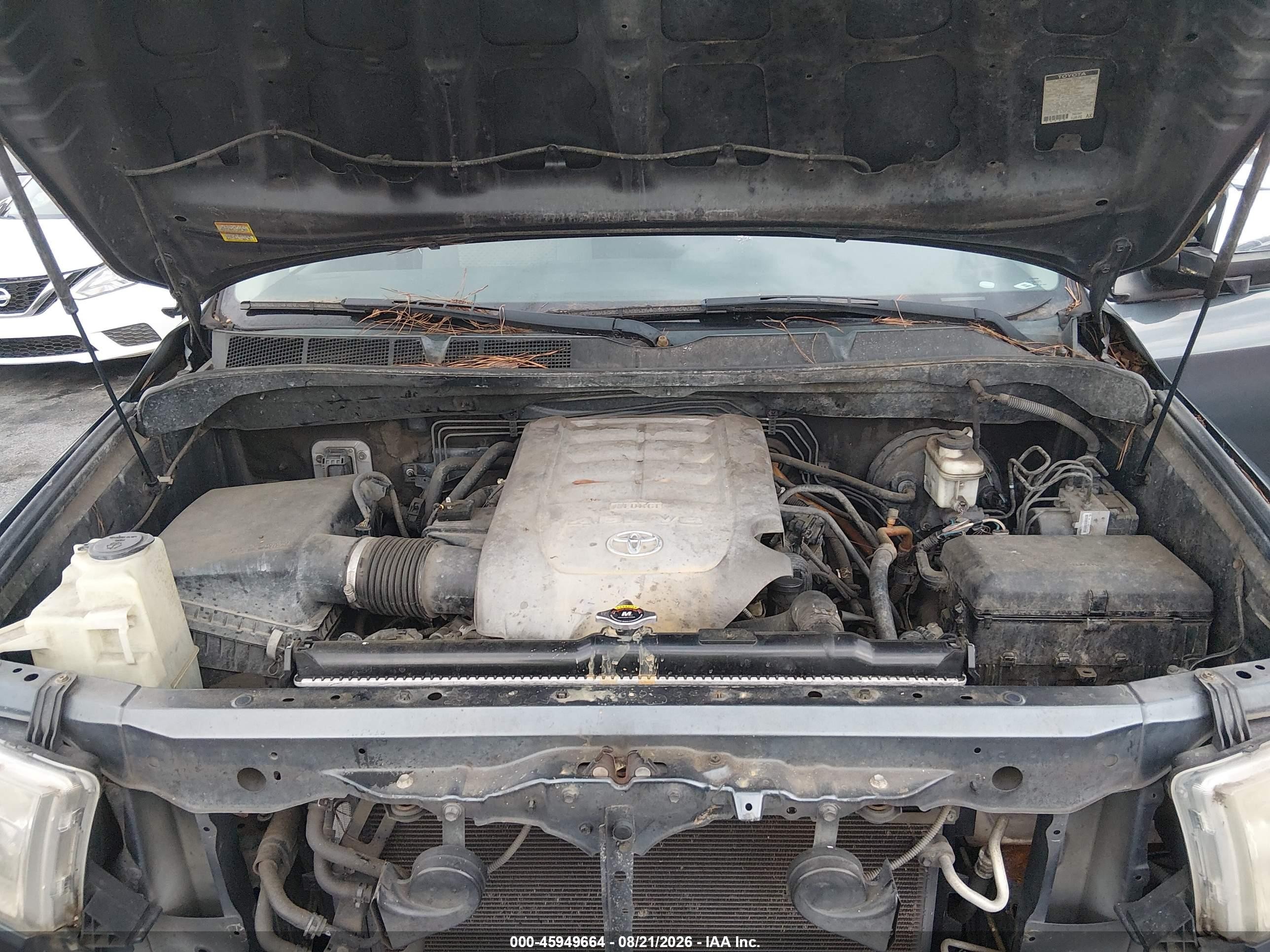 2010 Toyota Tundra Grade 4.6l V8 Gray vin: 5TFRM5F16AX019475
