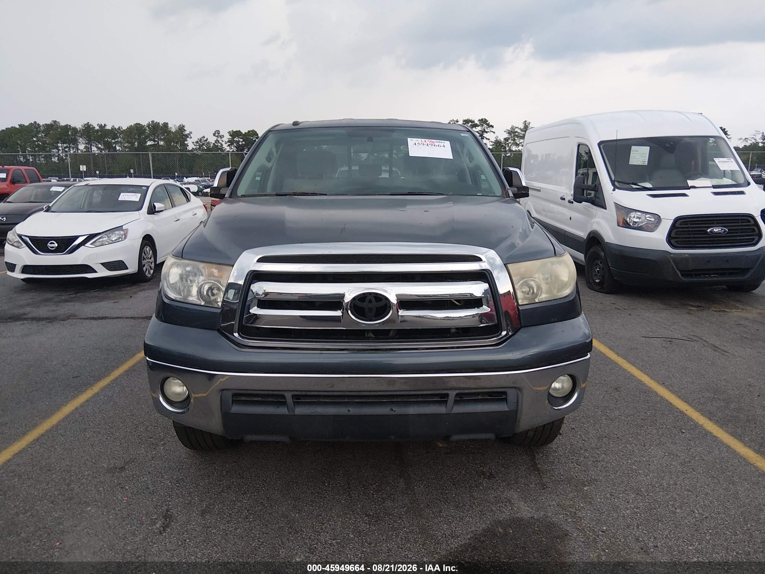 2010 Toyota Tundra Grade 4.6l V8 Gray vin: 5TFRM5F16AX019475