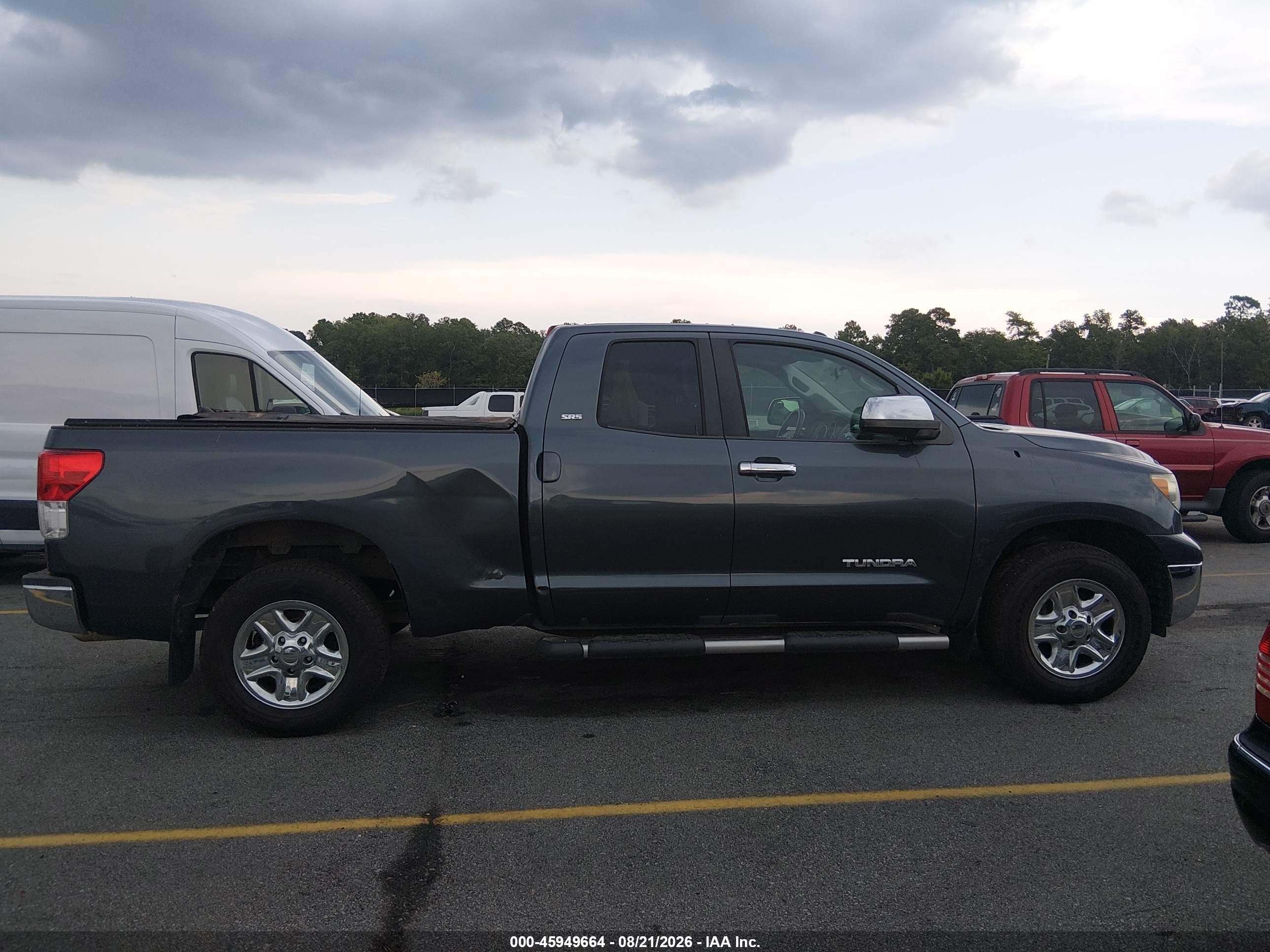 2010 Toyota Tundra Grade 4.6l V8 Gray vin: 5TFRM5F16AX019475