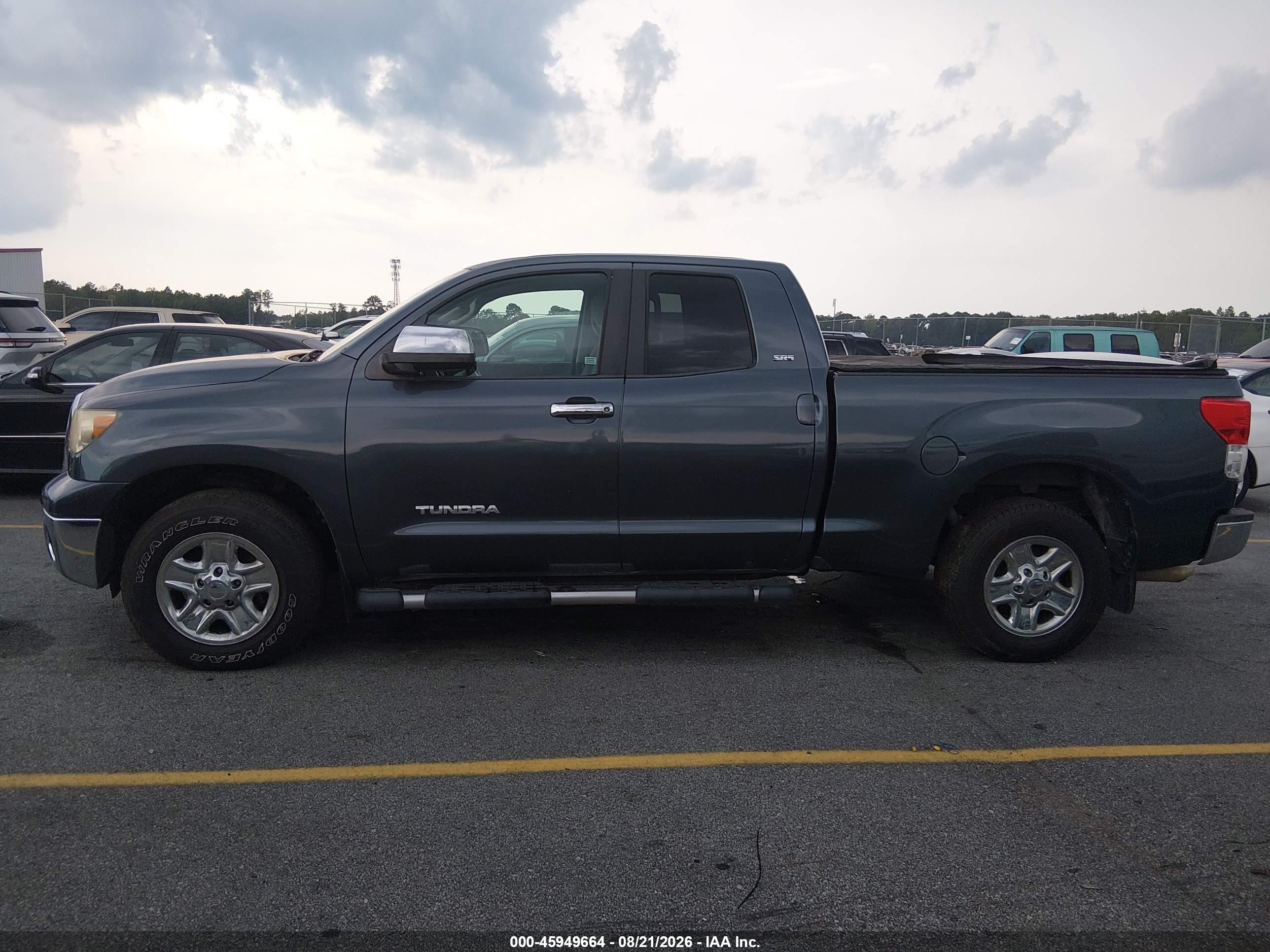 2010 Toyota Tundra Grade 4.6l V8 Gray vin: 5TFRM5F16AX019475