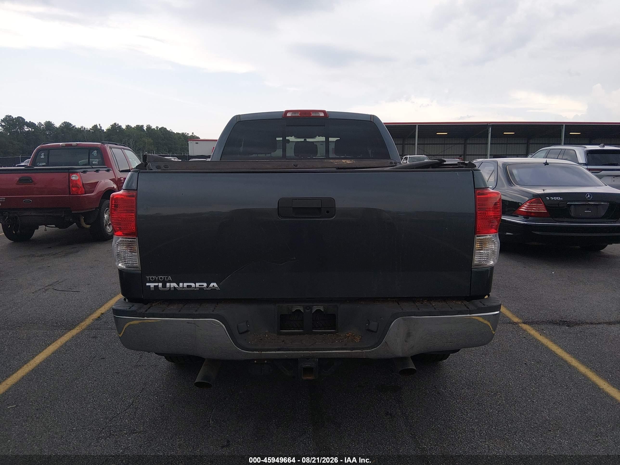 2010 Toyota Tundra Grade 4.6l V8 Gray vin: 5TFRM5F16AX019475