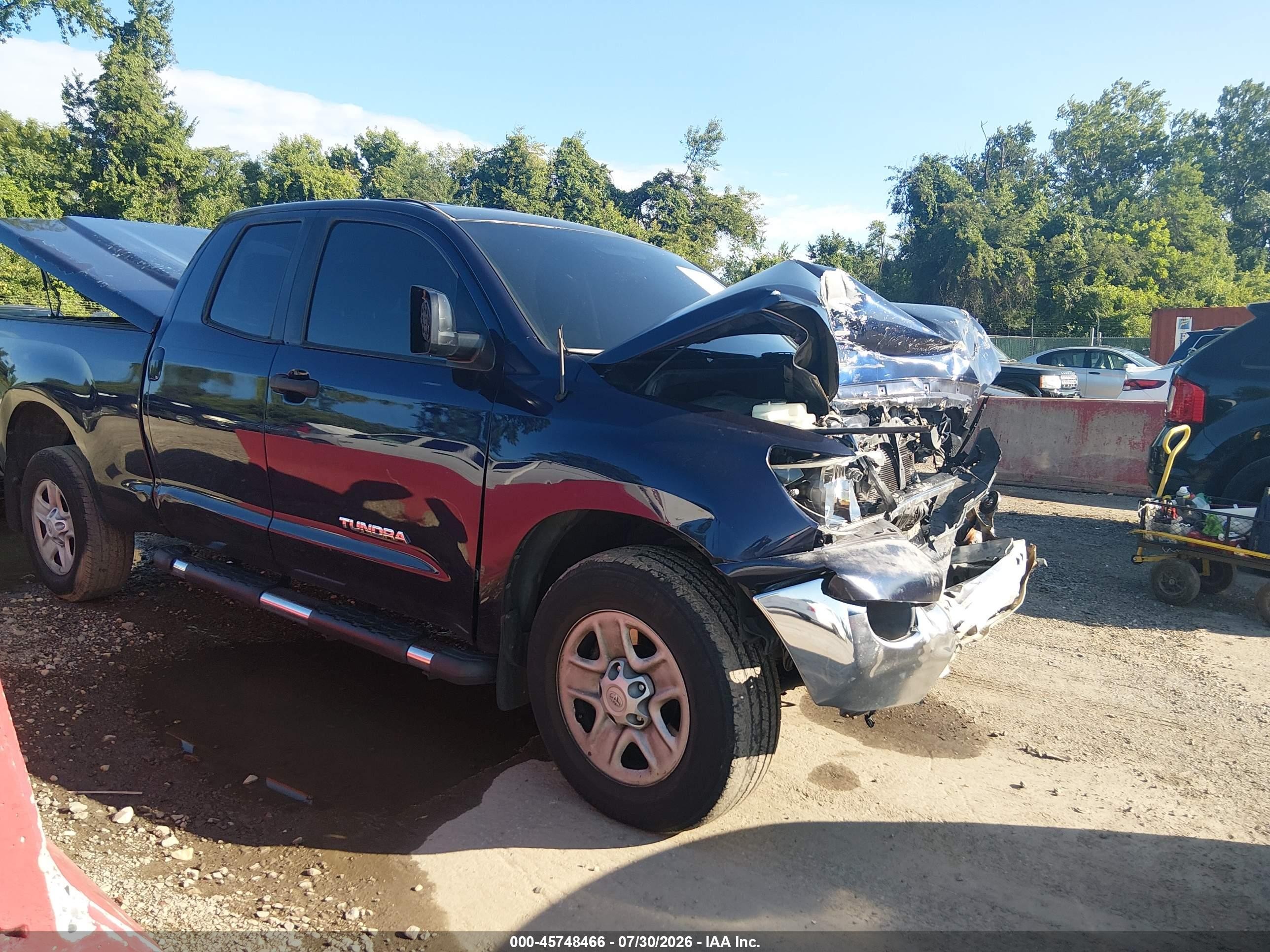 2011 Toyota Tundra Grade 4.6l V8 Blue vin: 5TFRM5F16BX024421