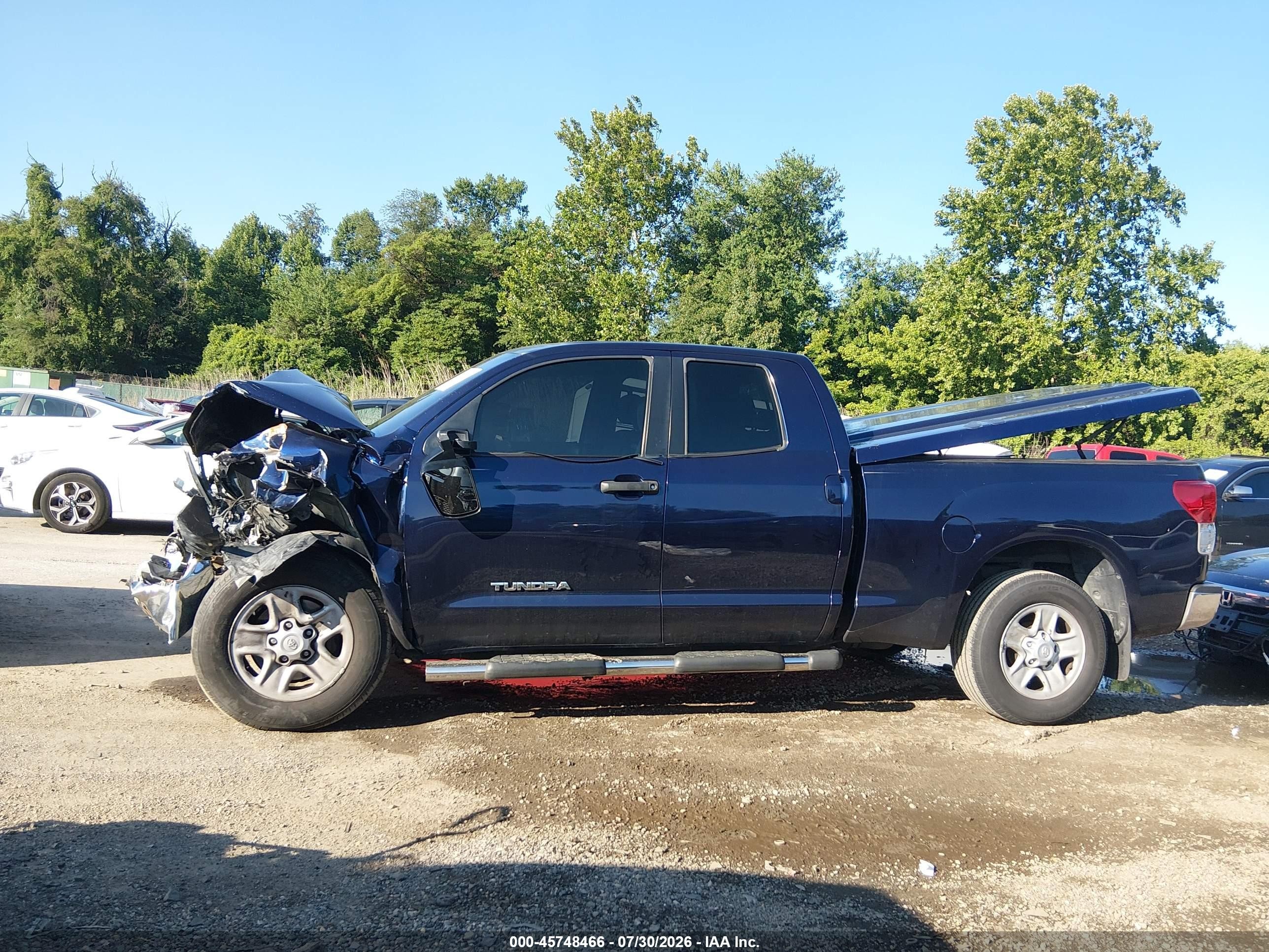 2011 Toyota Tundra Grade 4.6l V8 Blue vin: 5TFRM5F16BX024421